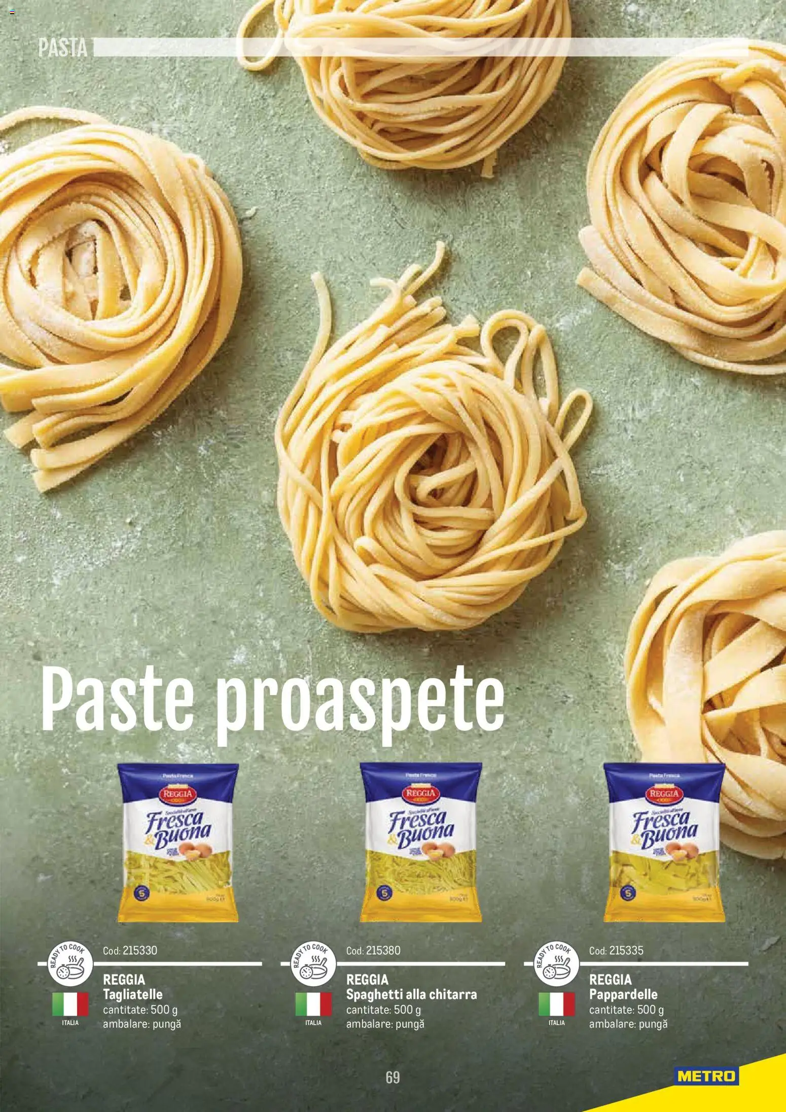 Noul catalog Metro – valabil de la 14.11.2024 | Pagină: 69 | Produse: Pungă, Paste