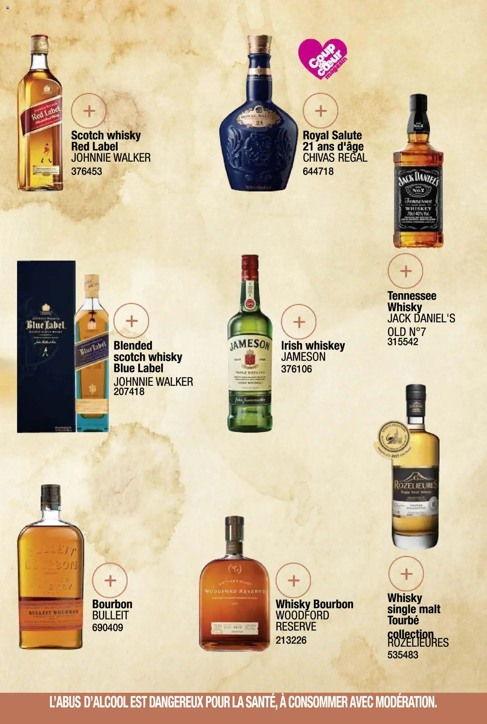 {H1} | Page: 12 | Produits: Whisky, Bourbon