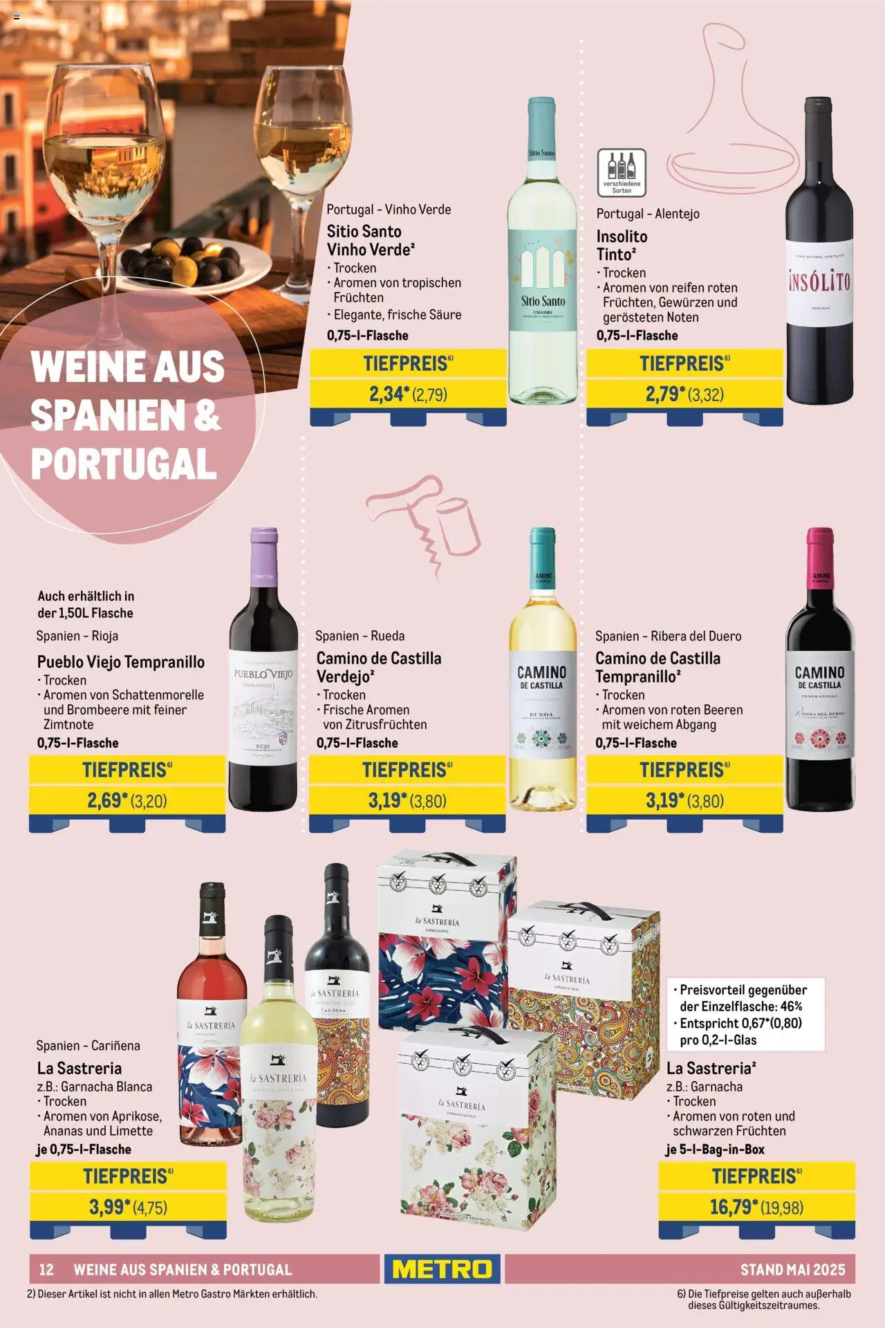 Metro Hauswein-Katalog - gültig ab dem 01.05.2025 | Seite: 12 | Produkte: Ananas, Limette