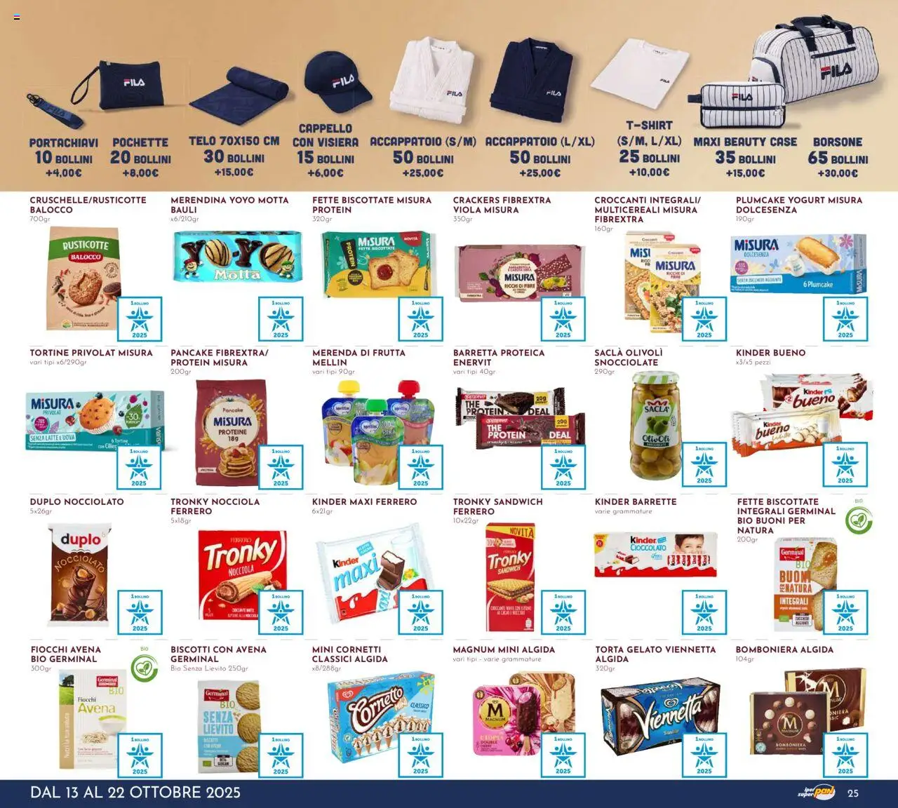 Volantino Pan del 13.10.2025 | Pagina: 25 | Prodotti: Biscotti, Frutta, Torta, Plumcake