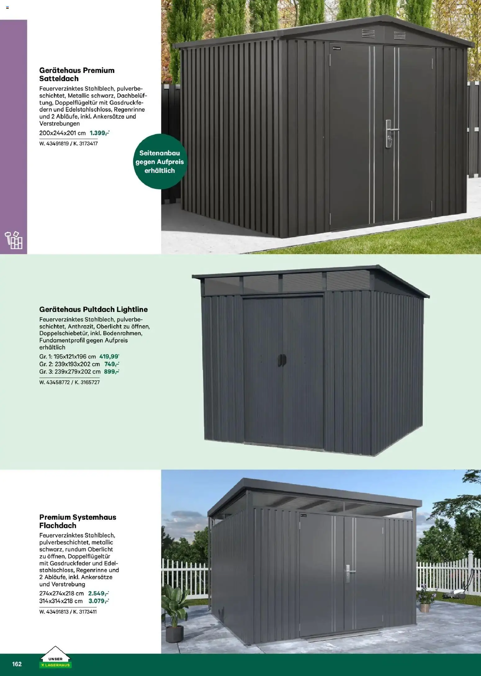 Lagerhaus Garten & Freizeit Katalog 2026 - Schweiggers, Bad Aussee  gültig ab 01.03.2026 | Seite: 162