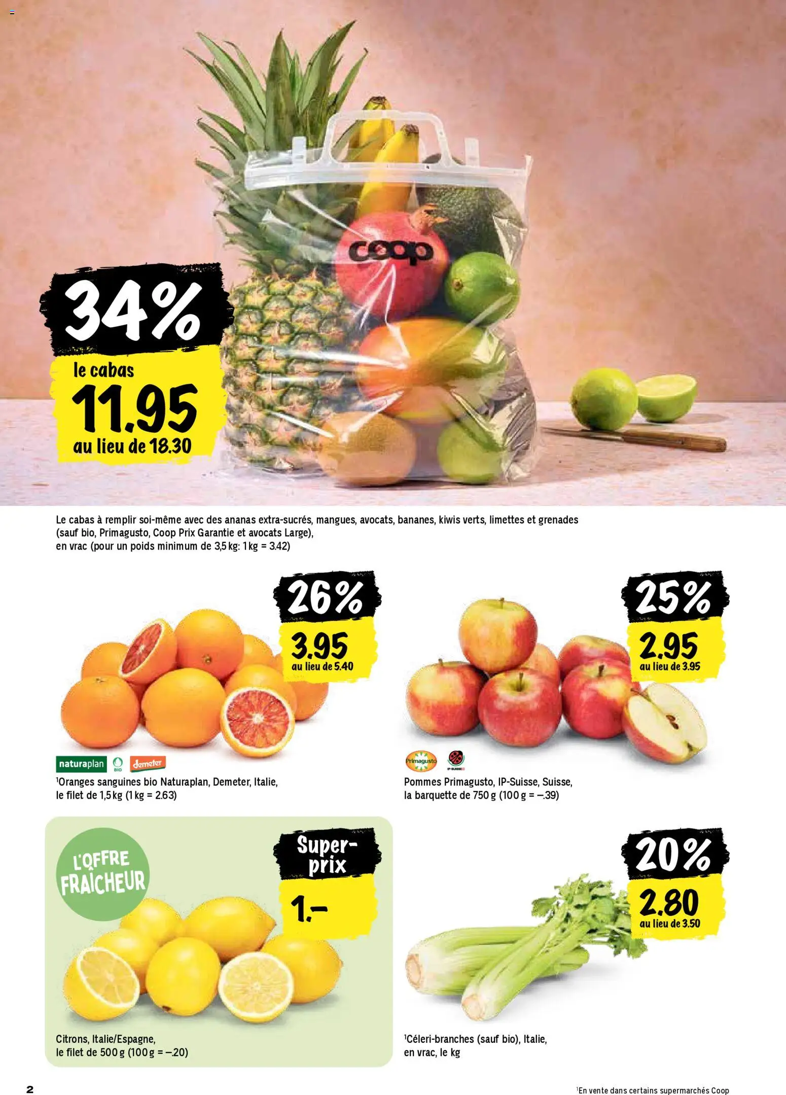 Coop - Les actions de la semaine – gültig ab 12.02.2026 | Seite: 2 | Produkte: Ananas