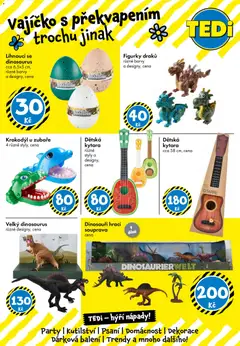 Náhled letáku TEDi leták od 13.03.2026 | Strana: 22 | Produkty: Dinosauři, Figurky, Barvy, Dekorace