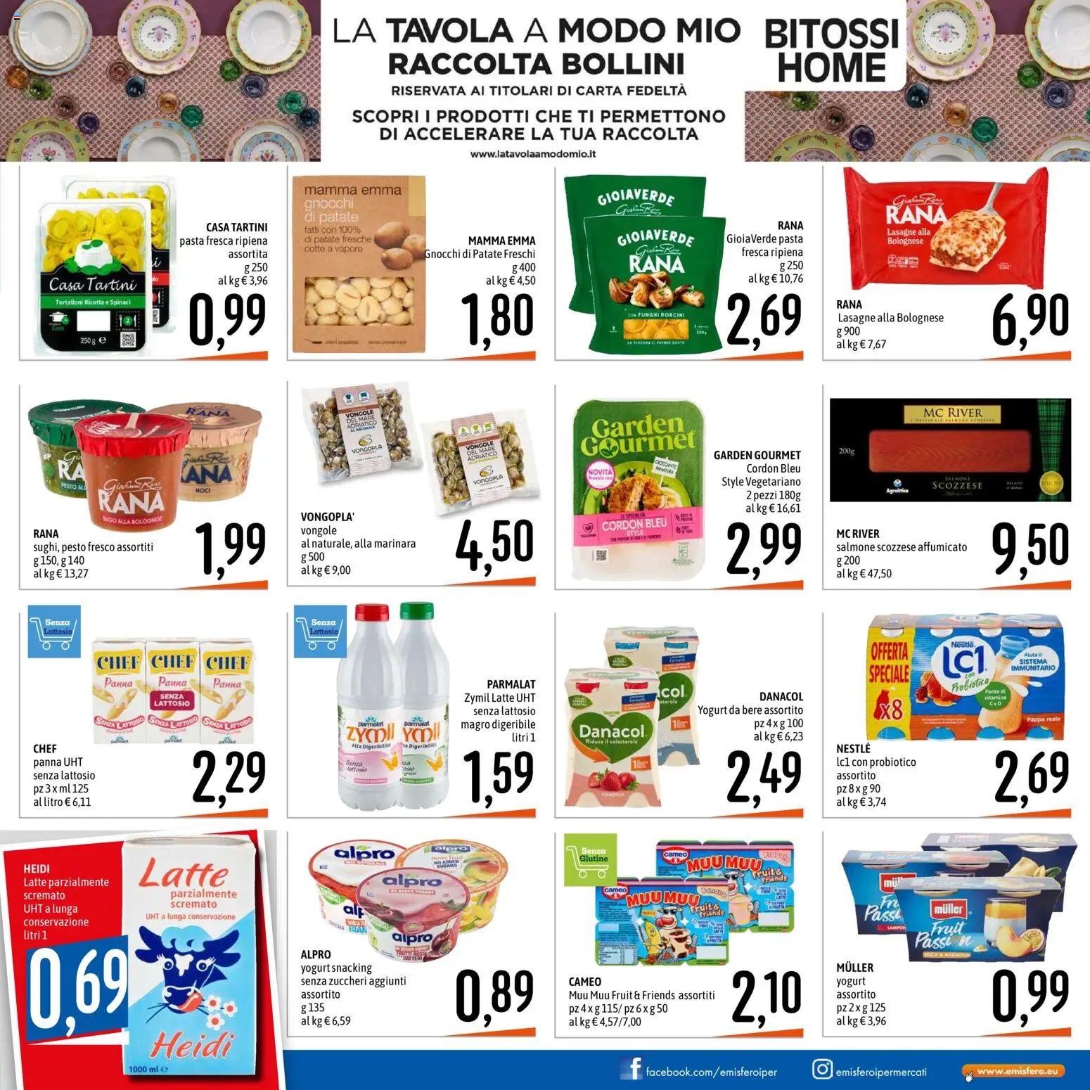 Volantino Emisfero del 08.01.2026 | Pagina: 13 | Prodotti: Patate, Latte, Funghi, Ricotta