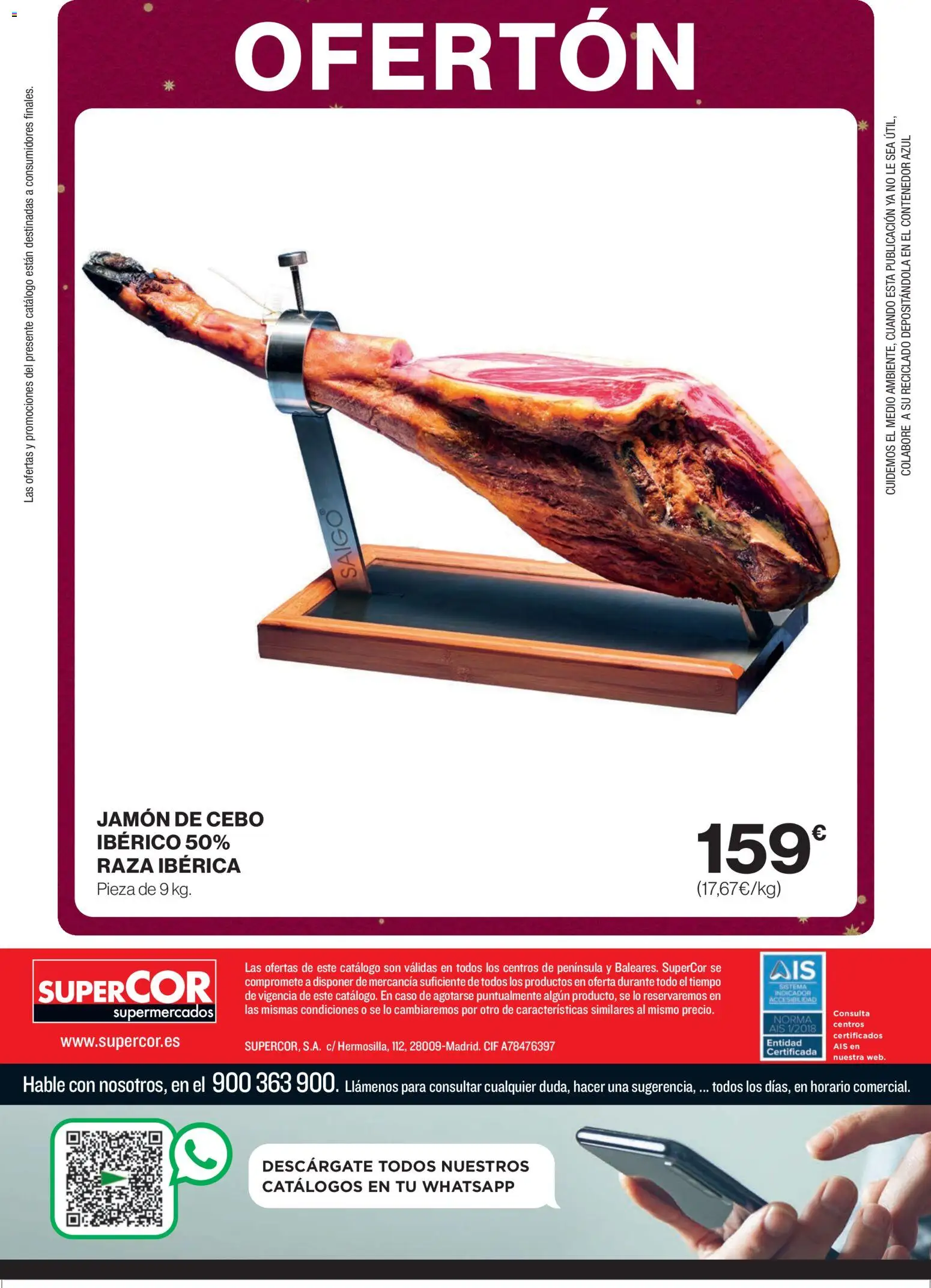 Supercor folleto │ válido desde el 18.12.2025 | Página: 48 | Productos: Jamón