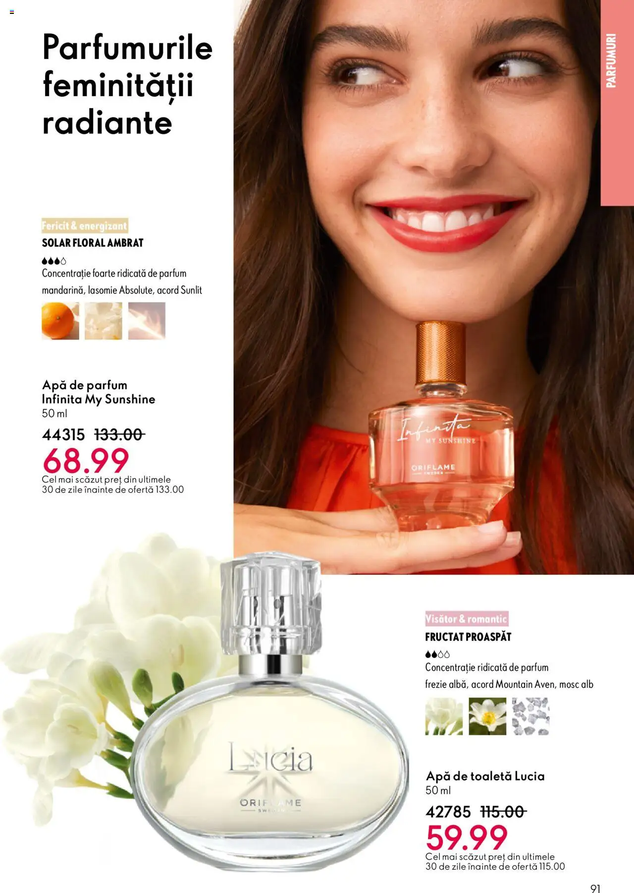 Oriflame catalog 13 2025 – valabil de la 10.09.2025 | Pagină: 91 | Produse: Apă de parfum, Toaletă, Parfum, Apă de toaletă