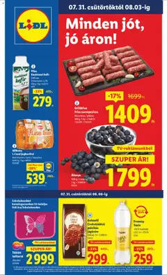 Lidl Akciós újság - amely érvényes a következő dátumtól: 31.07.2025