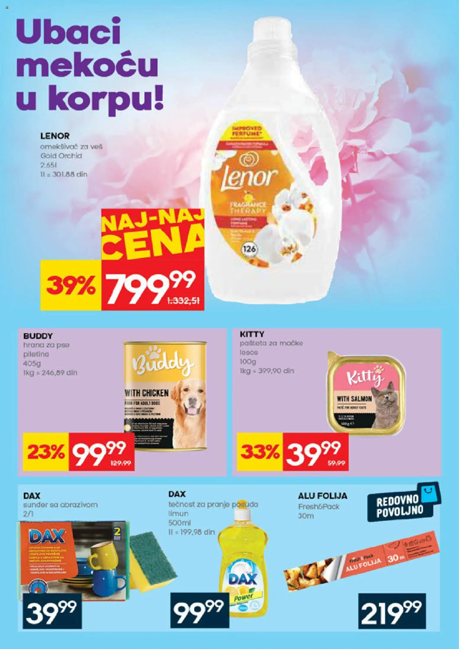 Idea katalog - važi od 26.03.2026 | Strana: 28 | Proizvode: Hrana za pse, Losos, Piletina, Limun
