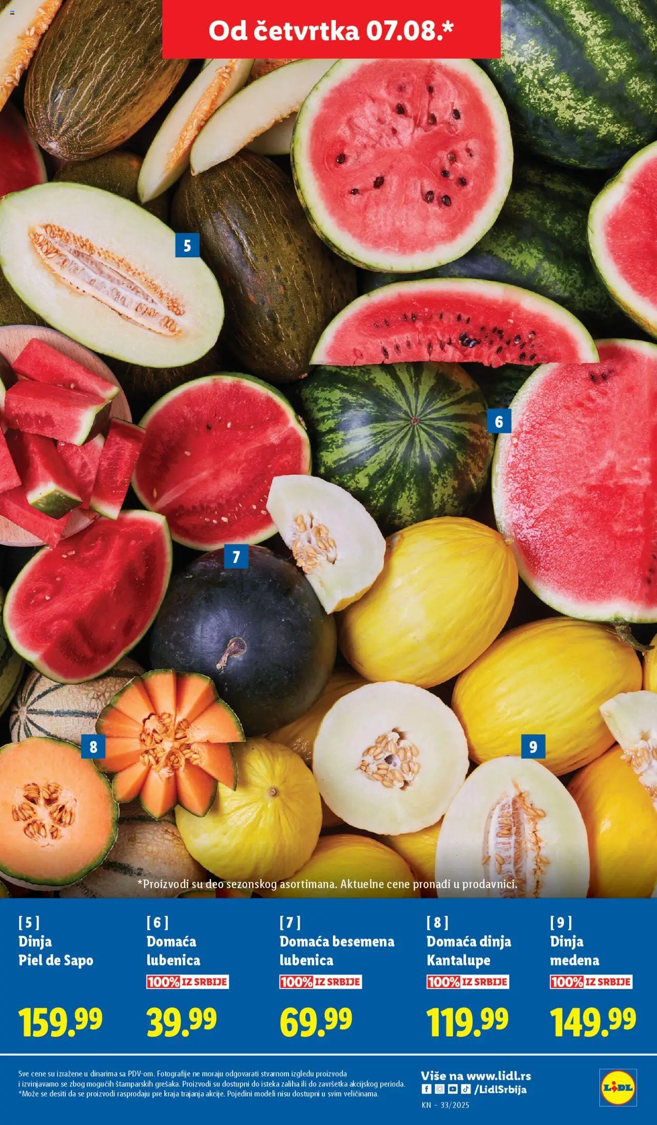 Lidl katalog - važi od 14.08.2025 | Strana: 11 | Proizvode: Lubenica