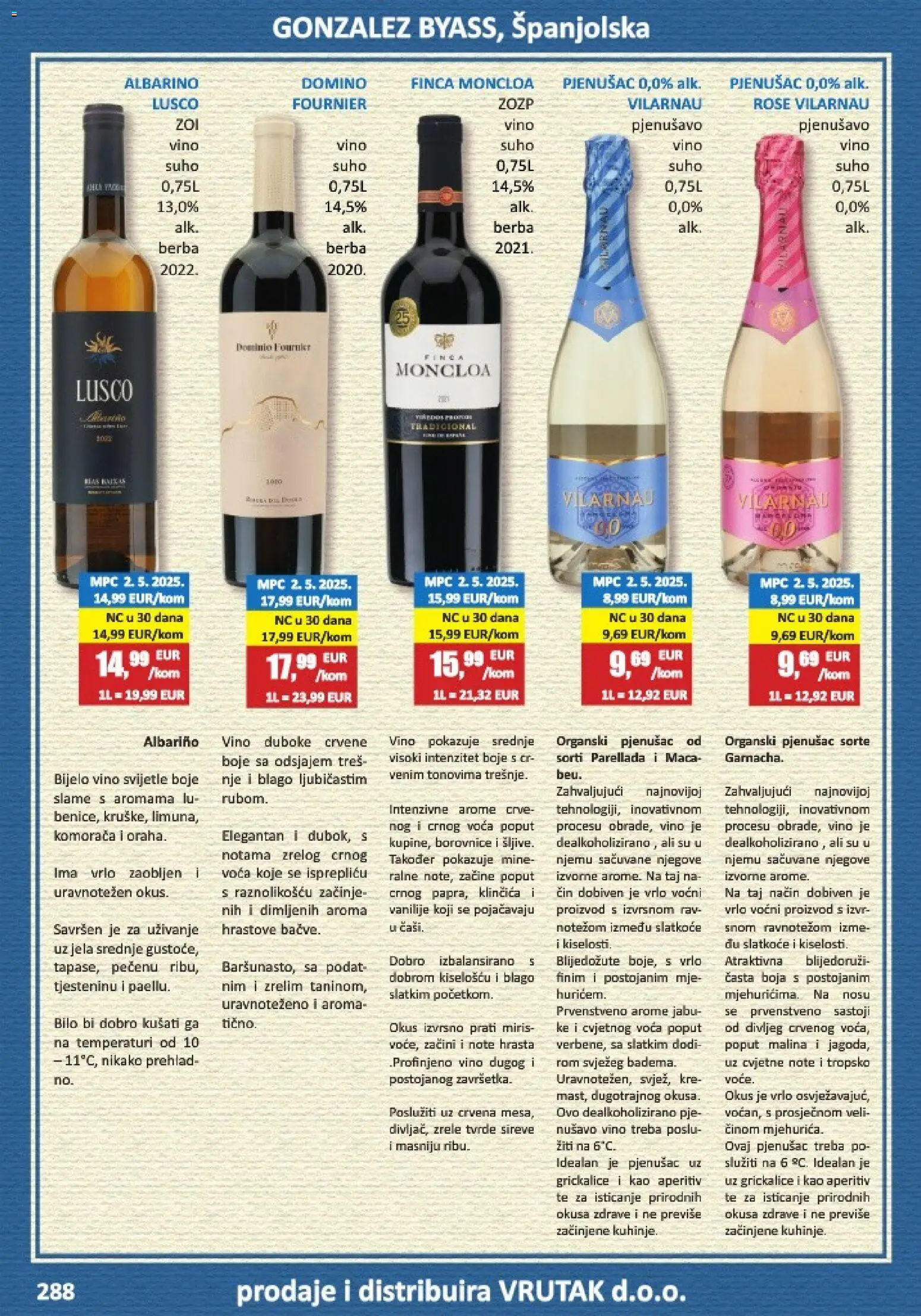 Vrutak katalog | vrijedi od 01.11.2025 | Stranica: 288 | Proizvodi: Aperitiv, Vino, Začini, Borovnice
