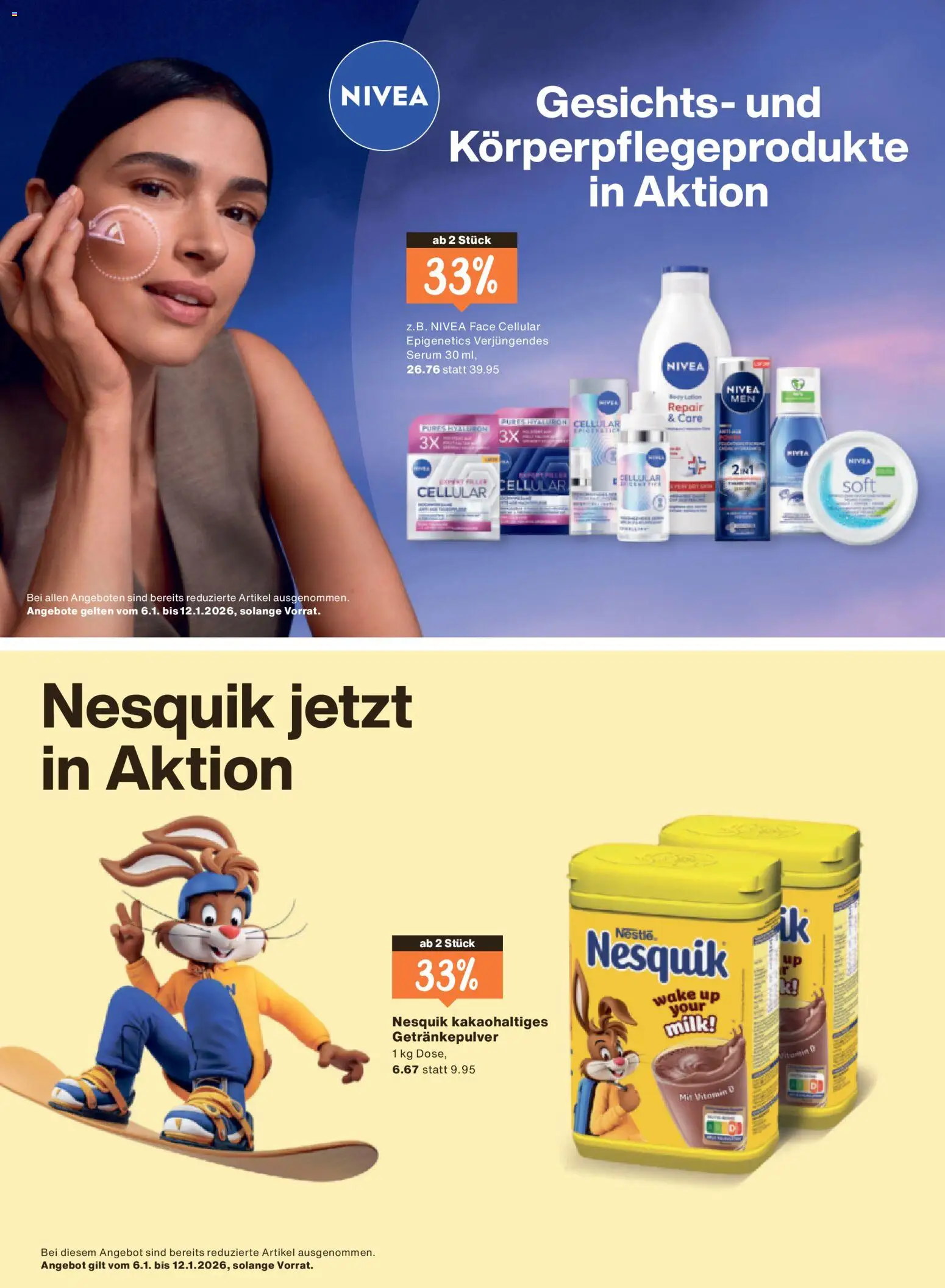 Migros - Magazin – gültig ab 05.01.2026 | Seite: 2 | Produkte: Serum, Body Lotion