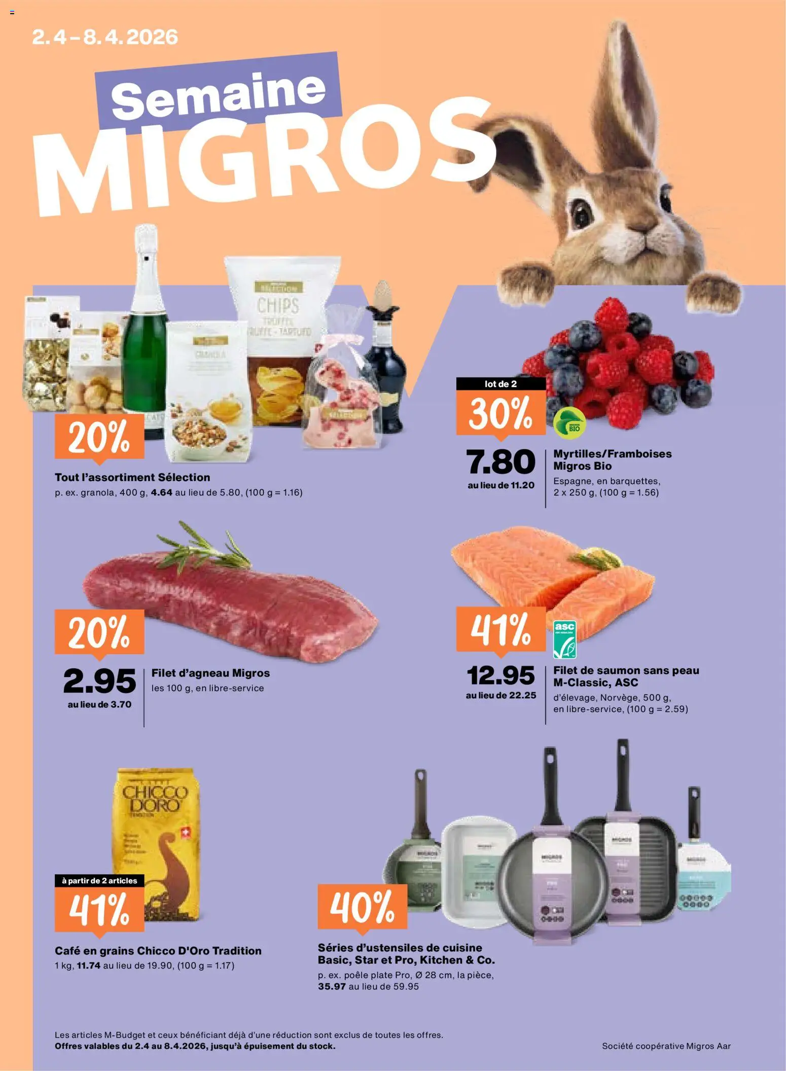 Migros aktionen FR – gültig ab 02.04.2026 | Seite: 1