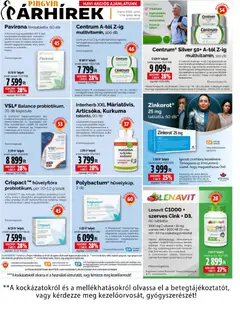 Pingvin Patika akciós újság - amely érvényes a következő dátumtól: 01.04.2026 | Oldal: 15 | Termékek: Kurkuma