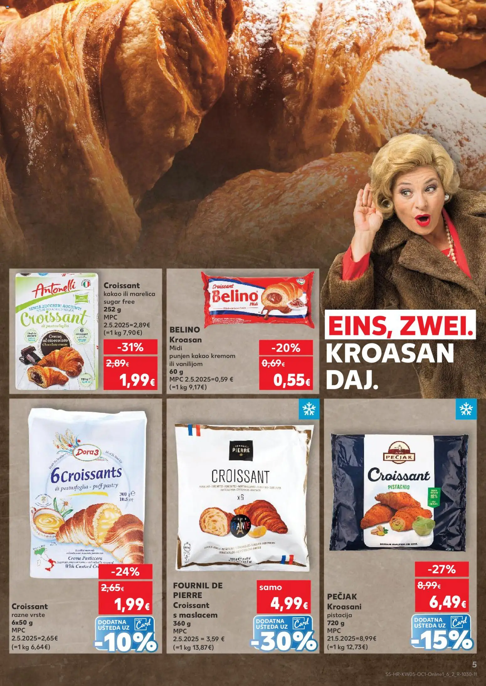 Kaufland katalog | vrijedi od 28.01.2026 | Stranica: 5 | Proizvodi: Kakao, Kroasan