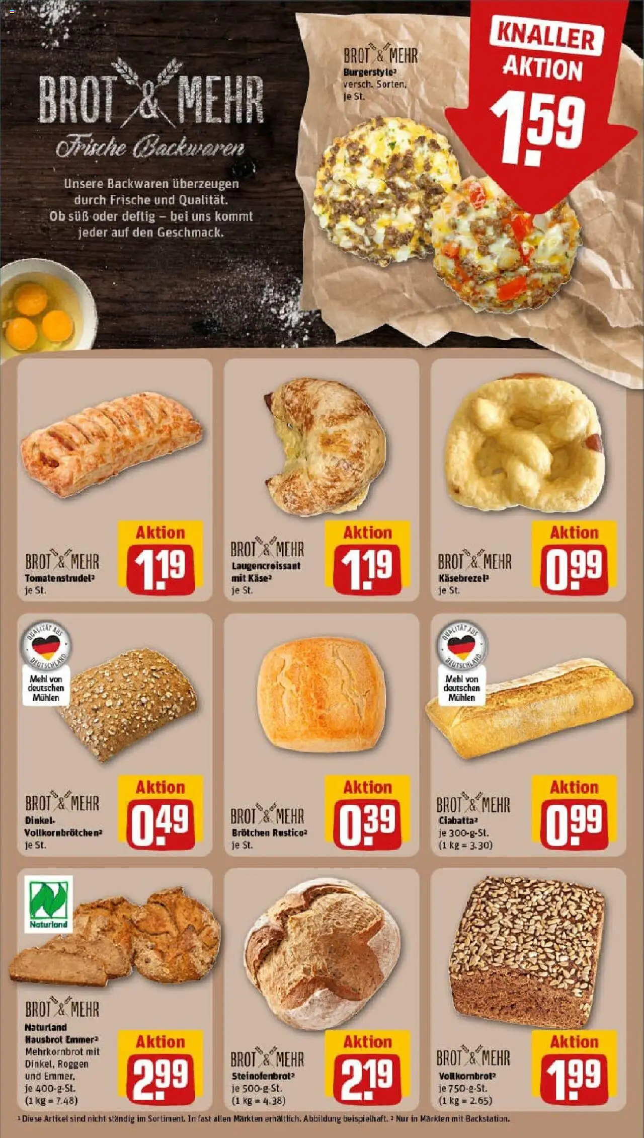 Rewe prospekt Singen	 - gültig ab dem 06.07.2025 | Seite: 17 | Produkte: Mehl, Käse, Vollkornbrot, Brot