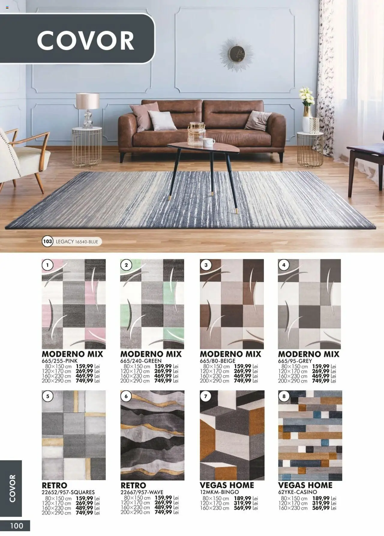 Noul catalog Diego – valabil de la 01.04.2024 | Pagină: 100 | Produse: Covor