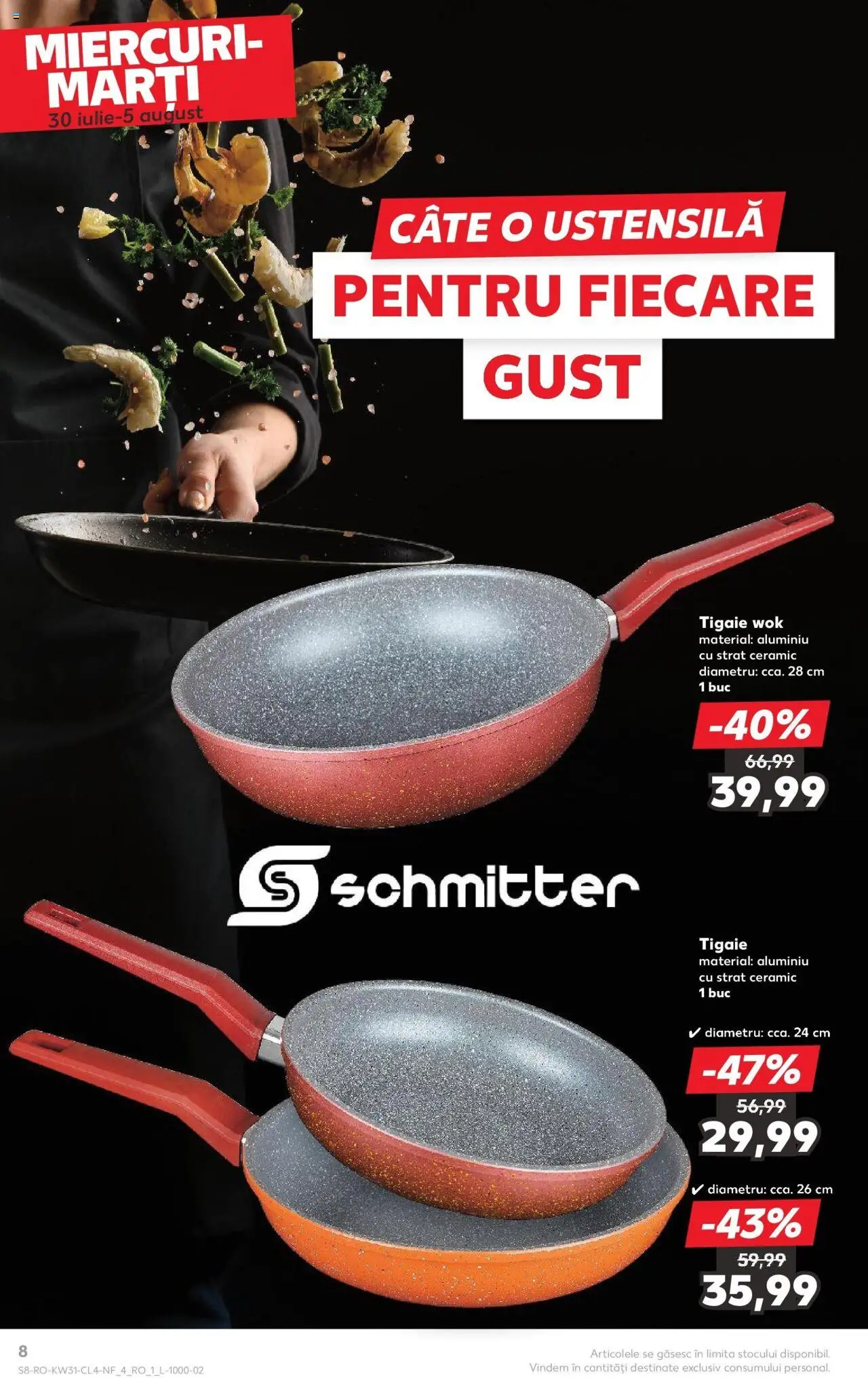 Catalog Kaufland - Târgu Mureș – valabil de la 30.07.2025 | Pagină: 8 | Produse: Tigaie