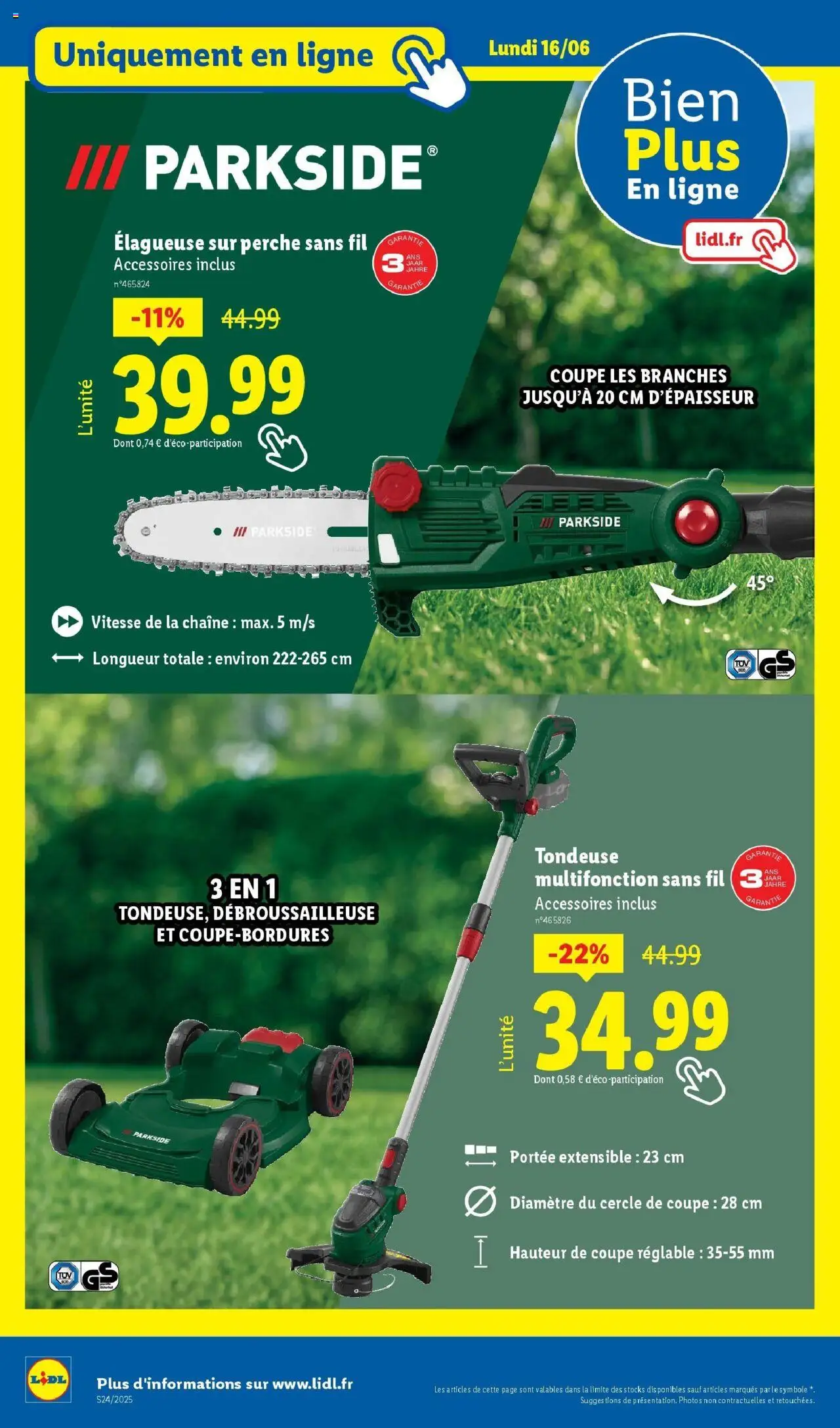  | Page: 38 | Produits: Débroussailleuse, Tondeuse