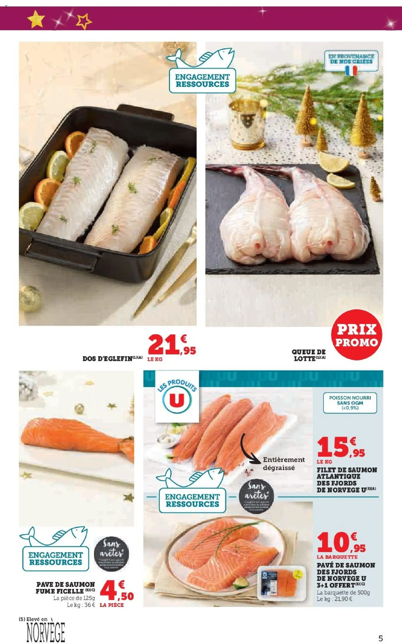 {H1} | Page: 5 | Produits: Saumon fumé, Filet de saumon, Poisson, Saumon