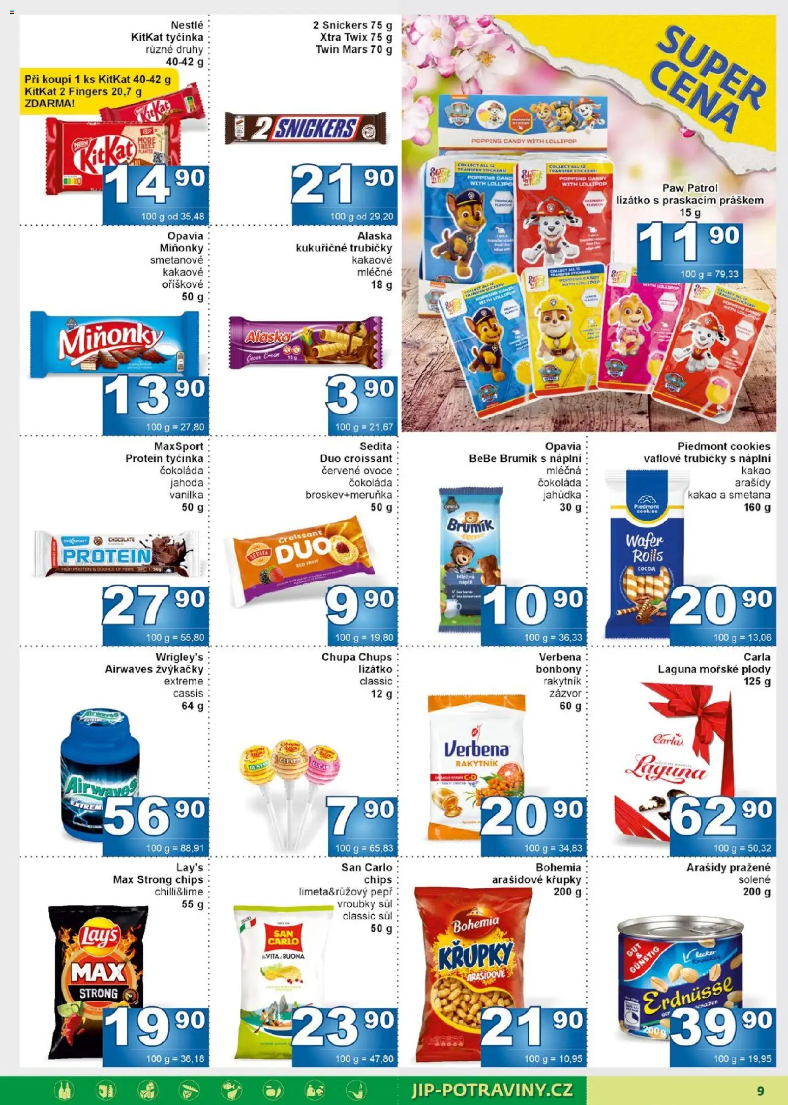 Jip leták od 05.11.2025 | Strana: 9 | Produkty: Bebe Brumík, Ovoce, Smetana, Křupky
