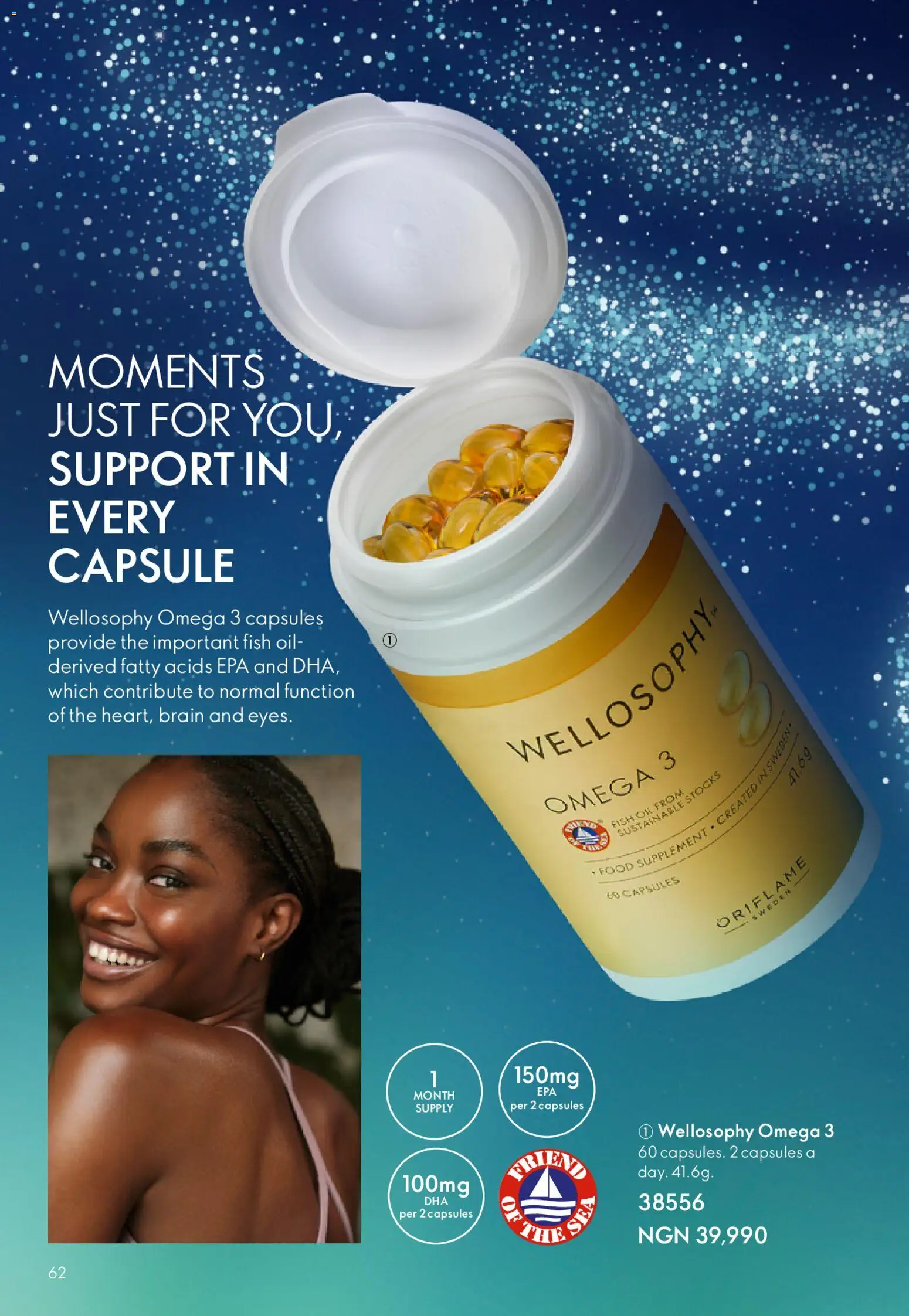 Oriflame - Catalogue 12/2025 valid from 01.12.2025 | Page: 62 | Products: Čokoladni napitci, Fish, Oil