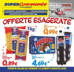Anteprima del volantino SuperConveniente Caltanissetta/San Cataldo catalogo valido a partire dal 01.08.2025