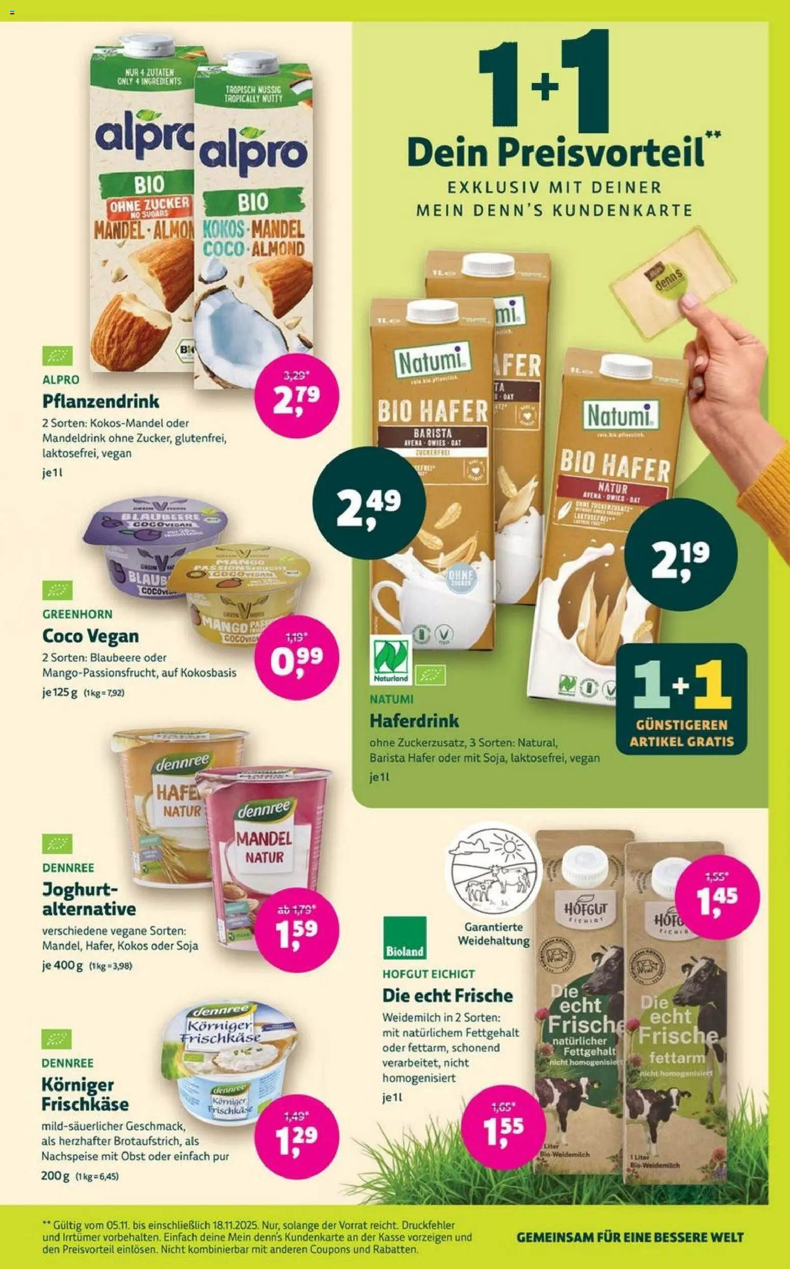 Denns BioMarkt Angebote – gültig ab 05.11.2025 | Seite: 5 | Produkte: Joghurt, Alpro, Obst, Zucker