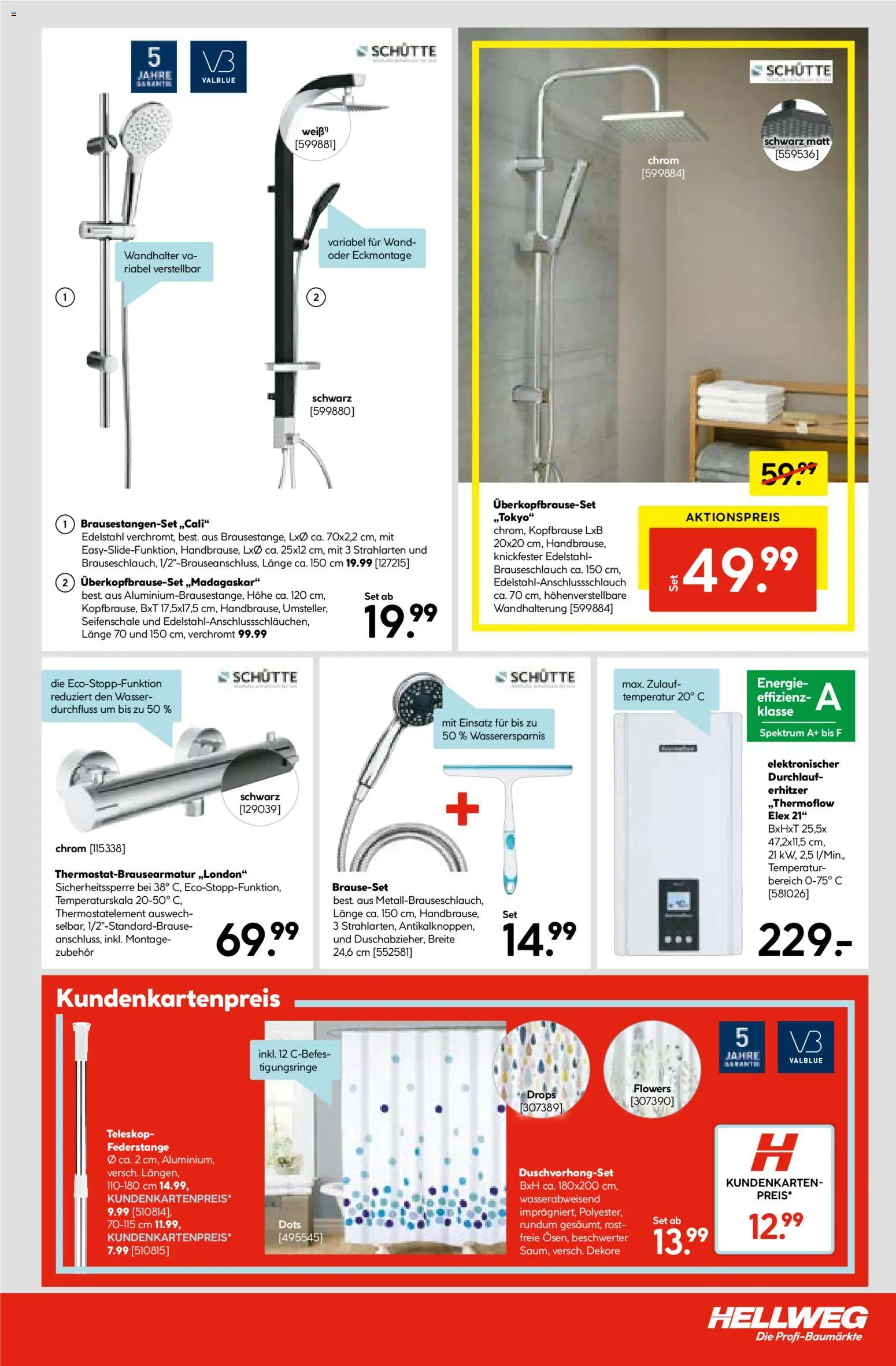 HELLWEG Flugblatt gültig ab 06.11.2025 | Seite: 9 | Produkte: Wasser