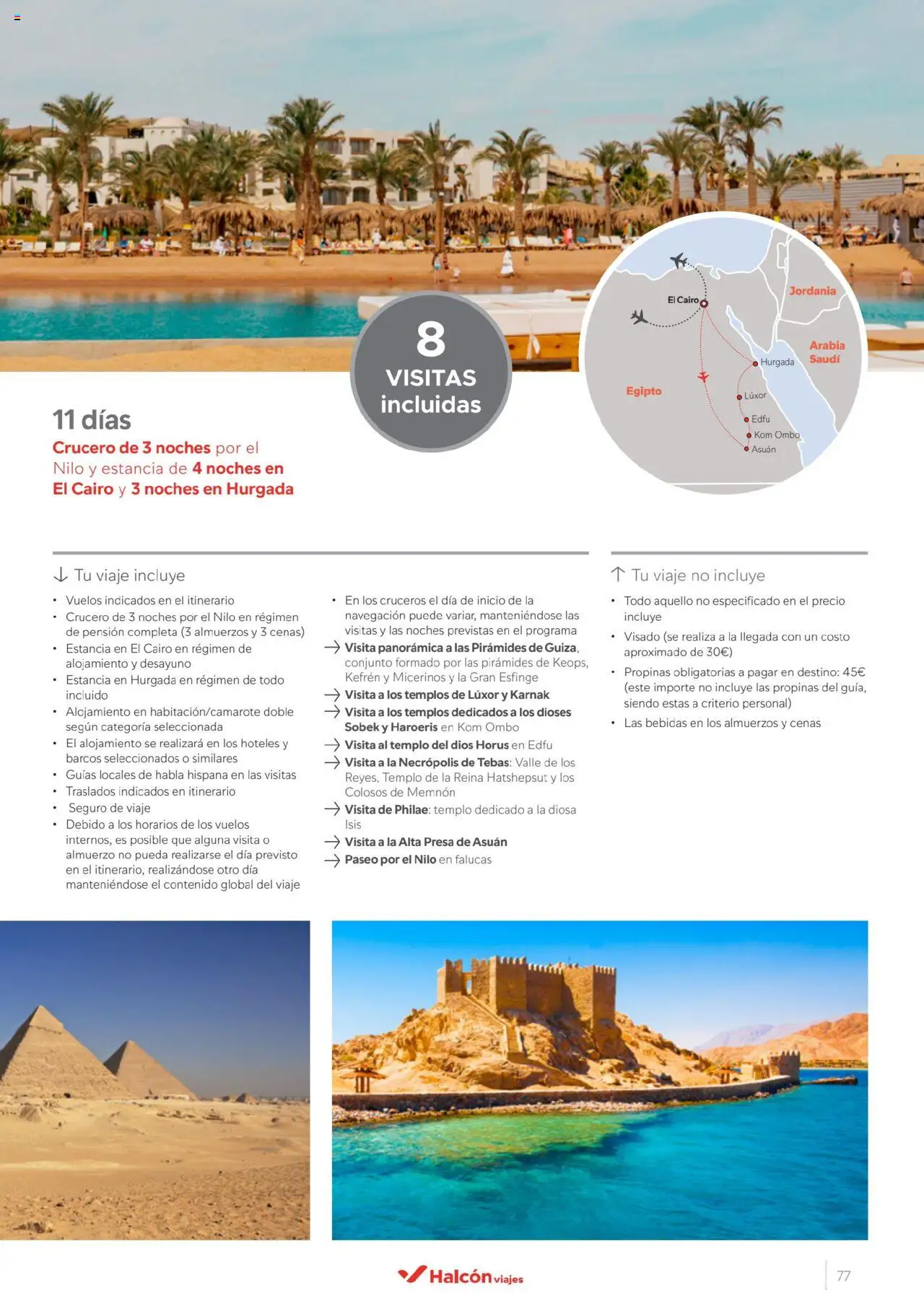 Halcón Viajes Egipto │ válido desde el 01.07.2025 | Página: 77 | Productos: Navegación