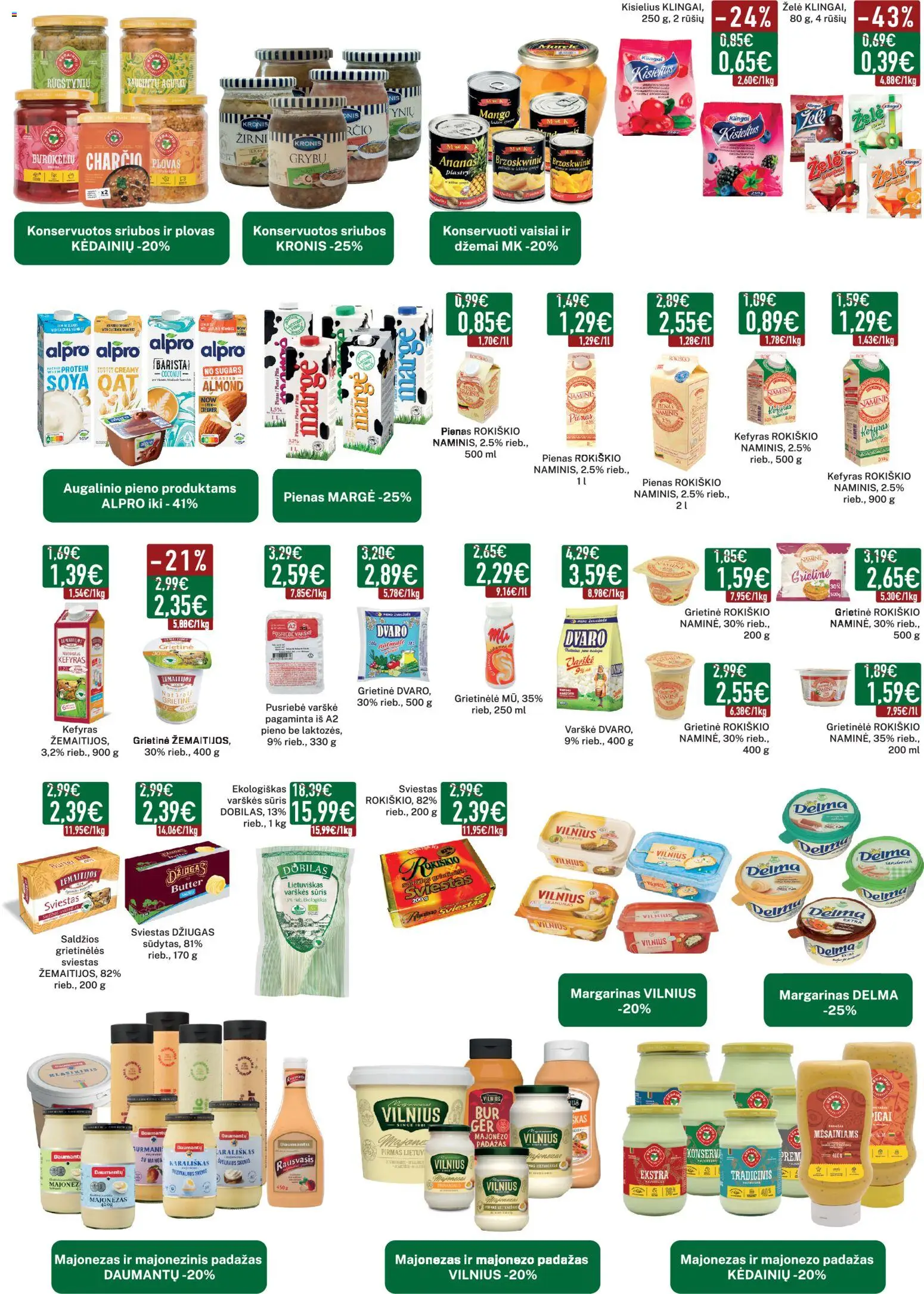 Elimart - TAU akcijos nuo 01.12.2025 | Puslapis: 6 | Prekių: Grietinėlė, Margarinas, Pienas, Varškė