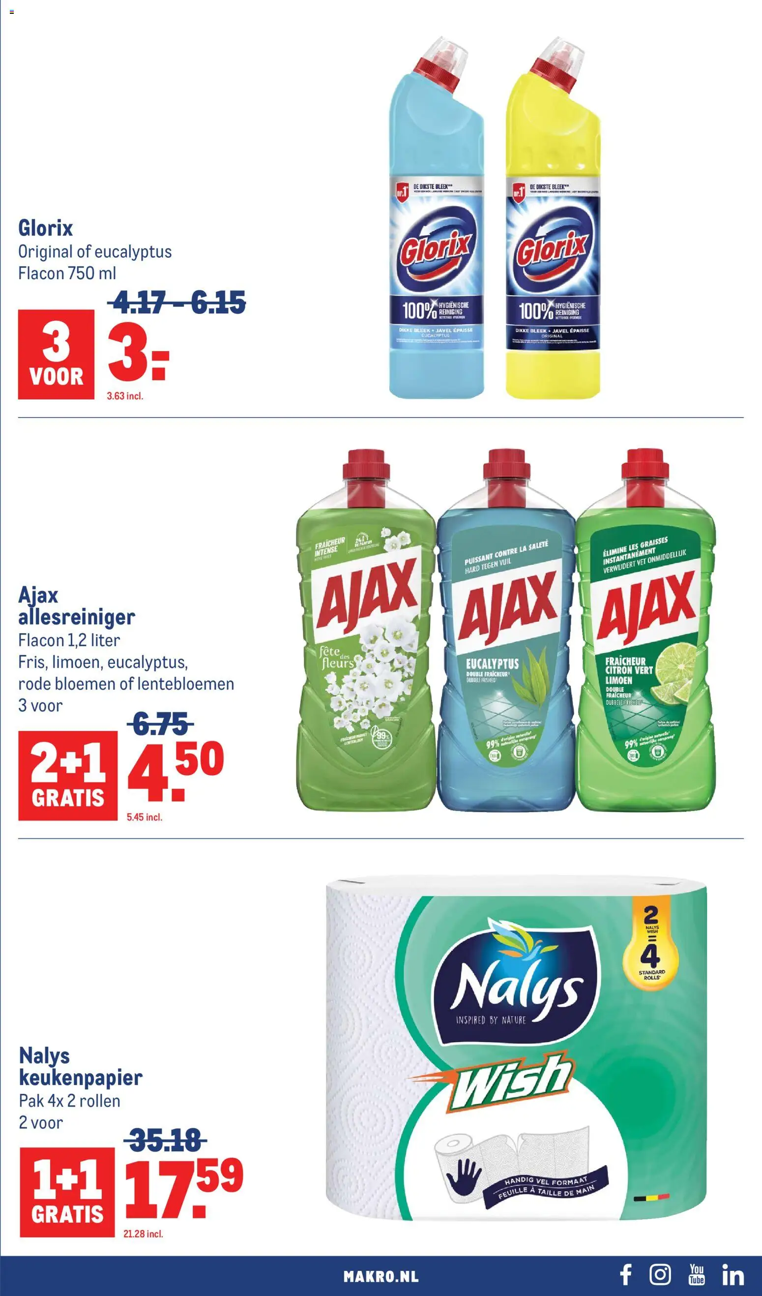 {H1} | Pagina: 97 | Producten: Limoen, Keukenpapier, Allesreiniger, La