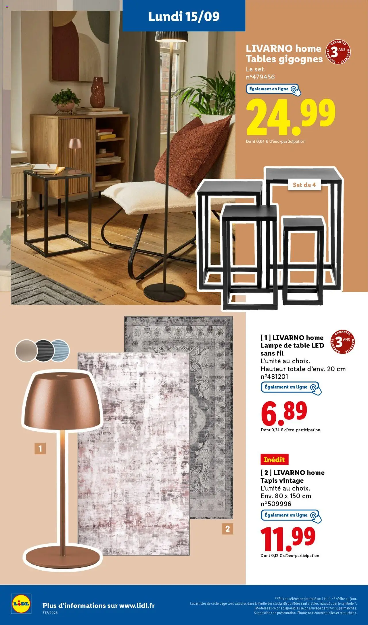  | Page: 10 | Produits: Table, Tapis, Lampe