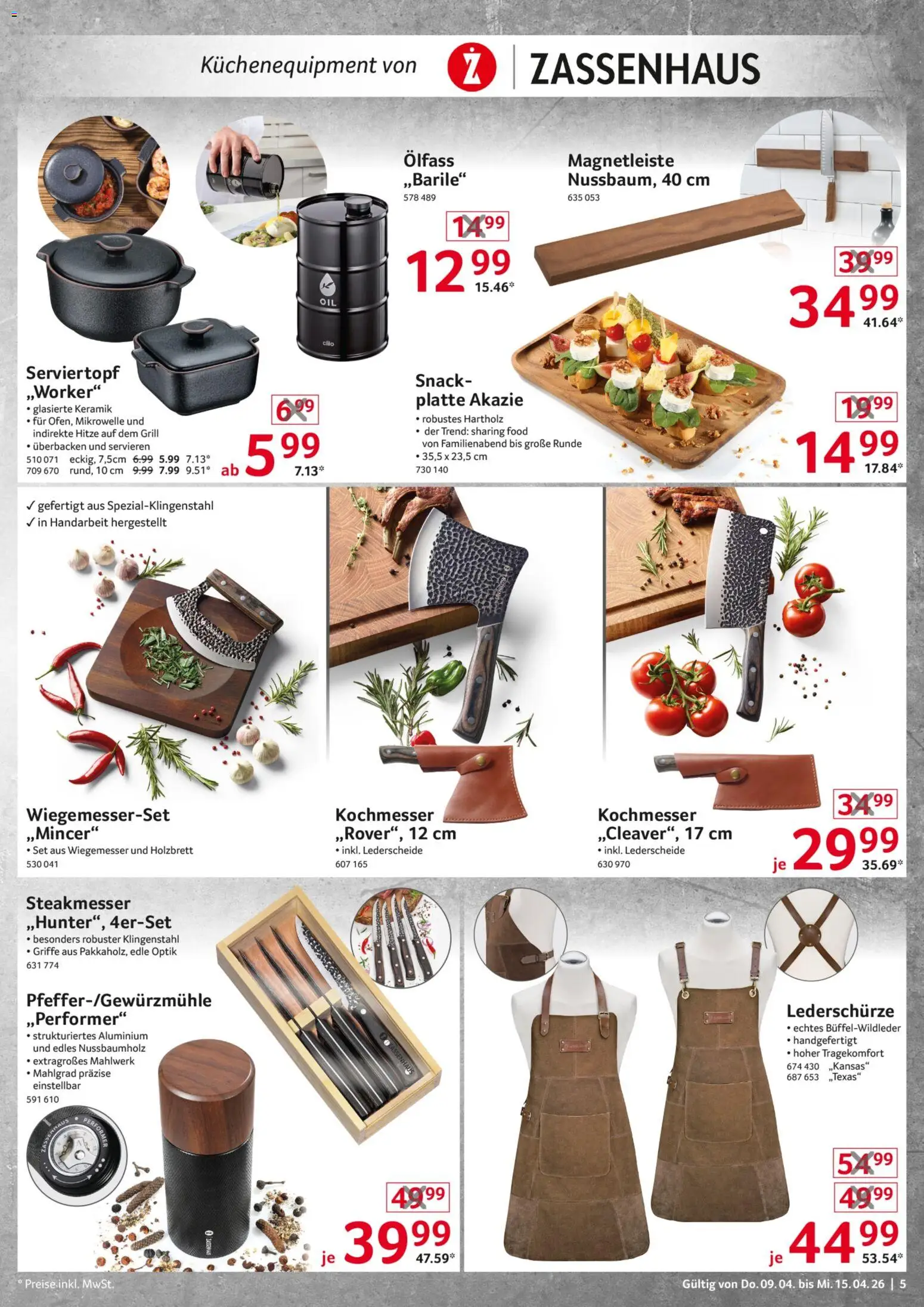 Selgros Non Food – gültig ab 09.04.2026 | Seite: 5 | Produkte: Mikrowelle, Grill