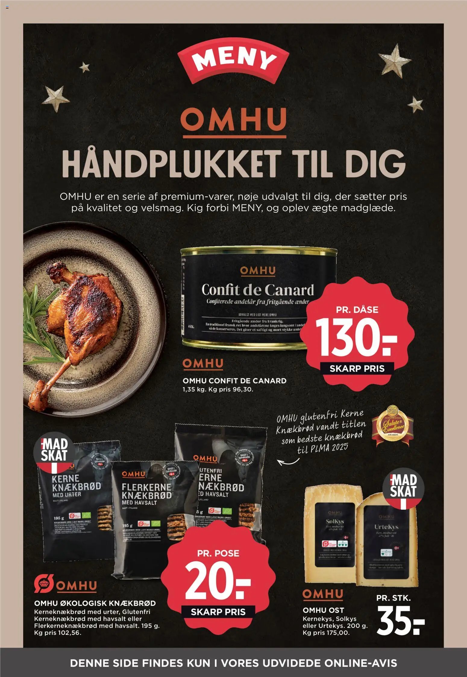 Meny tilbudsavis – gyldig fra 12.12.2025 | Side: 32 | Produkter: Ost, Knækbrød, Søm