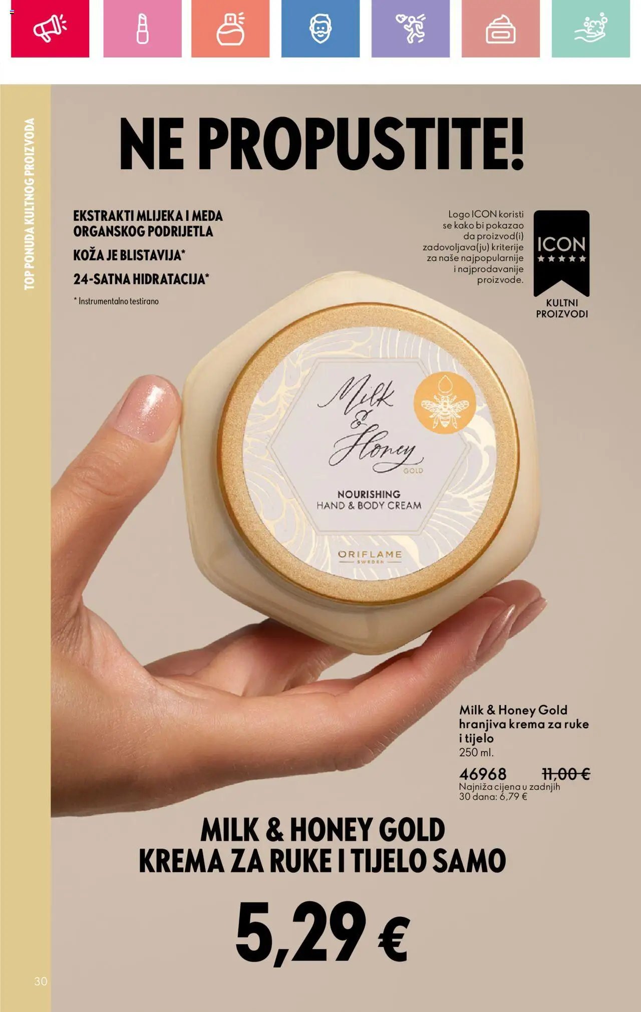 Oriflame katalog | vrijedi od 03.08.2025 | Stranica: 30 | Proizvodi: Krema za ruke, Krema