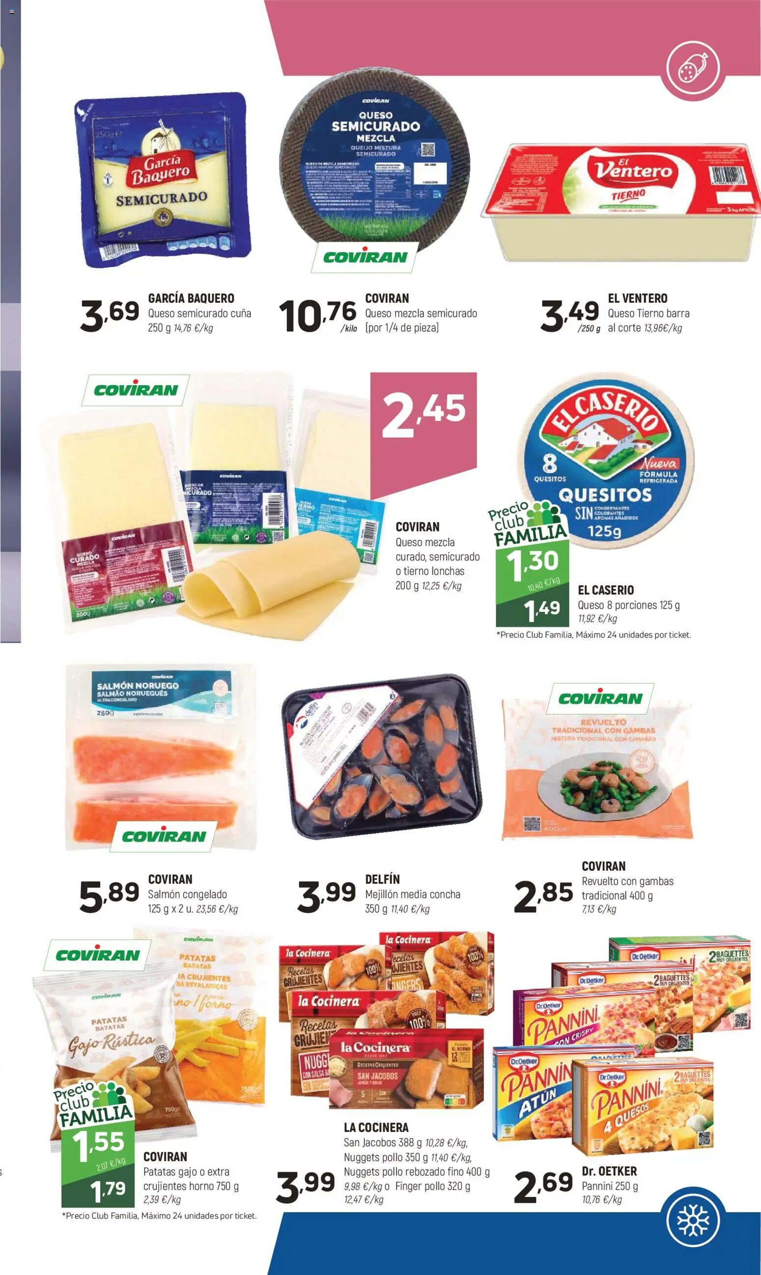 Coviran ofertas │ válido desde el 13.01.2026 | Página: 5 | Productos: Queso, Horno, Cuna, Nuggets