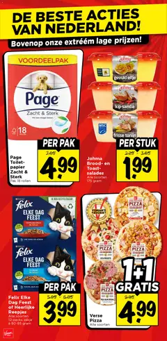 Vomar - Folder - Voorbeeld van een folder van Vomar, geldig van 22.02.2026 | Pagina: 8 | Producten: Brood, Pizza, Tonijn, Toilet