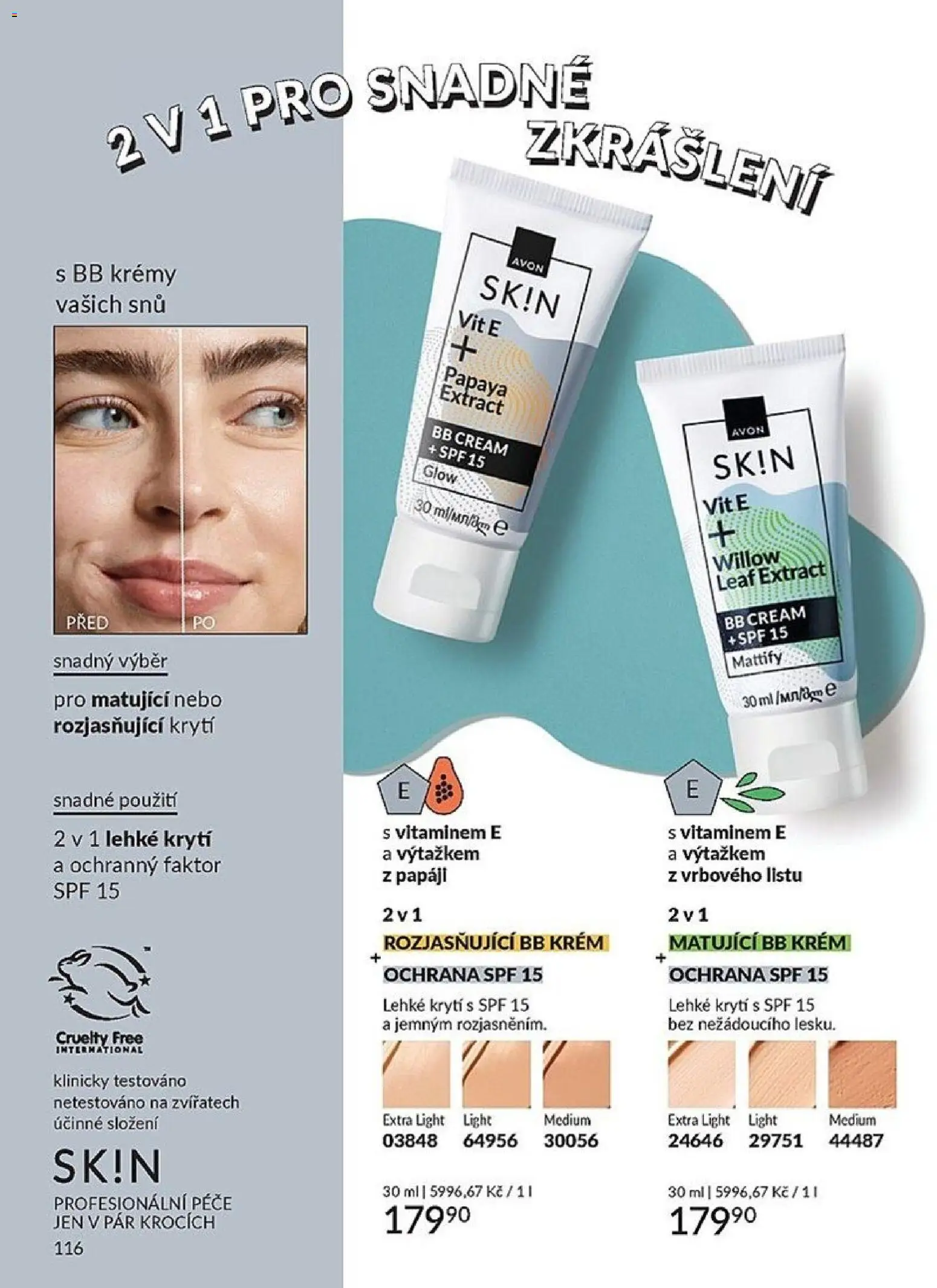 Avon Katalog 05/2026 od 01.05.2026 | Strana: 116 | Produkty: Krém, BB krém