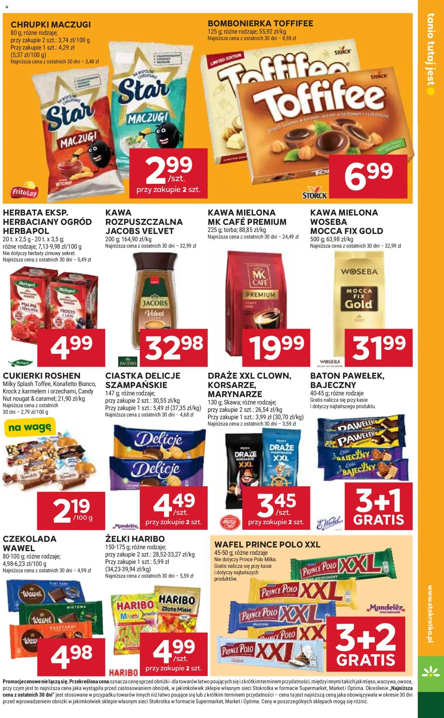 Stokrotka gazetka od 16.04.2026 | Strona: 25 | Produkty: Stokrotka, Bombonierka, Żelki, Kawa
