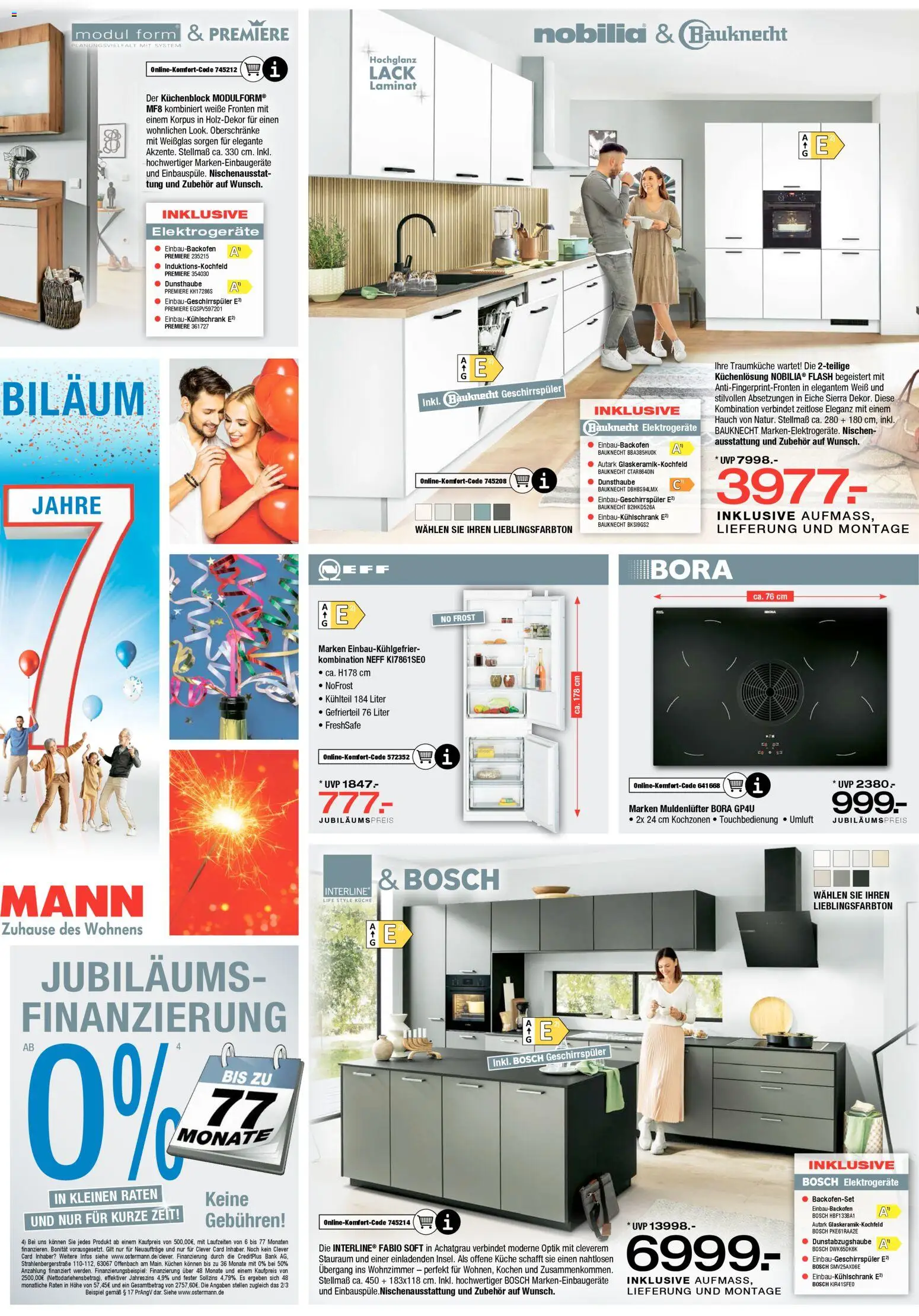 Ostermann Prospekt 	 – gültig ab 14.02.2026 | Seite: 11 | Produkte: Bosch, Neff, Küchenblock, Kuchen