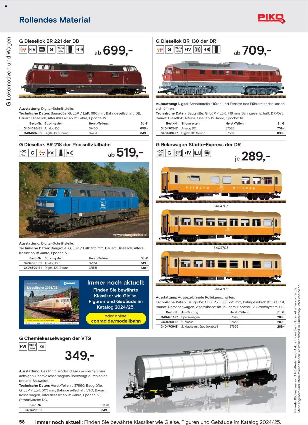 Conrad  Modellbahn Katalog - gültig ab dem 25.08.2025 | Seite: 60