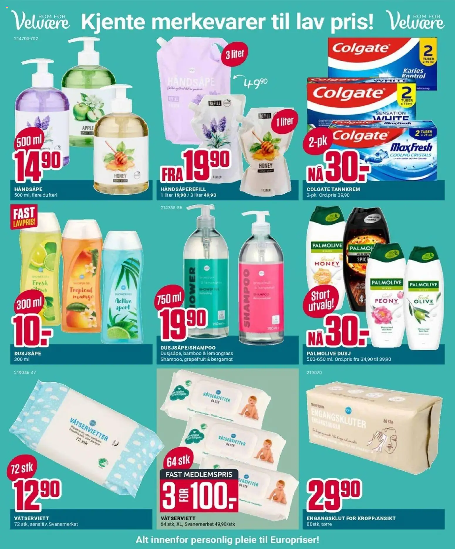 {H1} | Side: 10 | Produkter: Tannkrem, Суміш дитяча, Mango, Shampoo