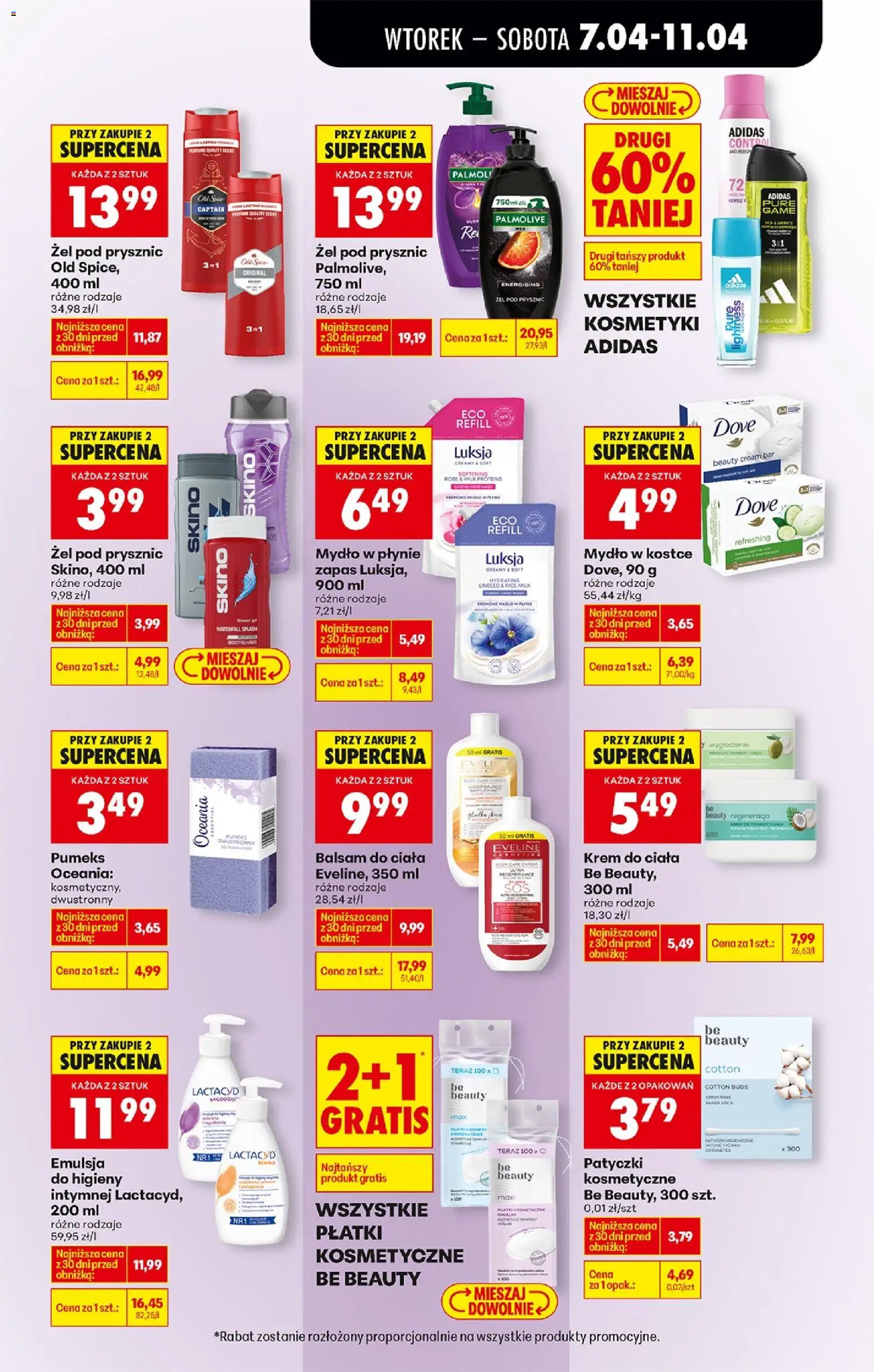 Biedronka Polsko leták od 07.04.2026 | Strana: 67 | Produkty: Mýdlo, Krém, Lactacyd, Dove