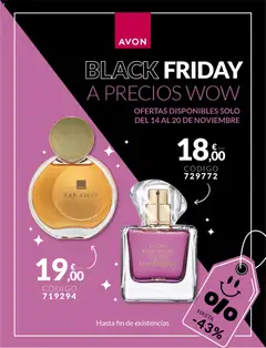 Vista previa Avon - Black Friday válido desde el 14.11.2025