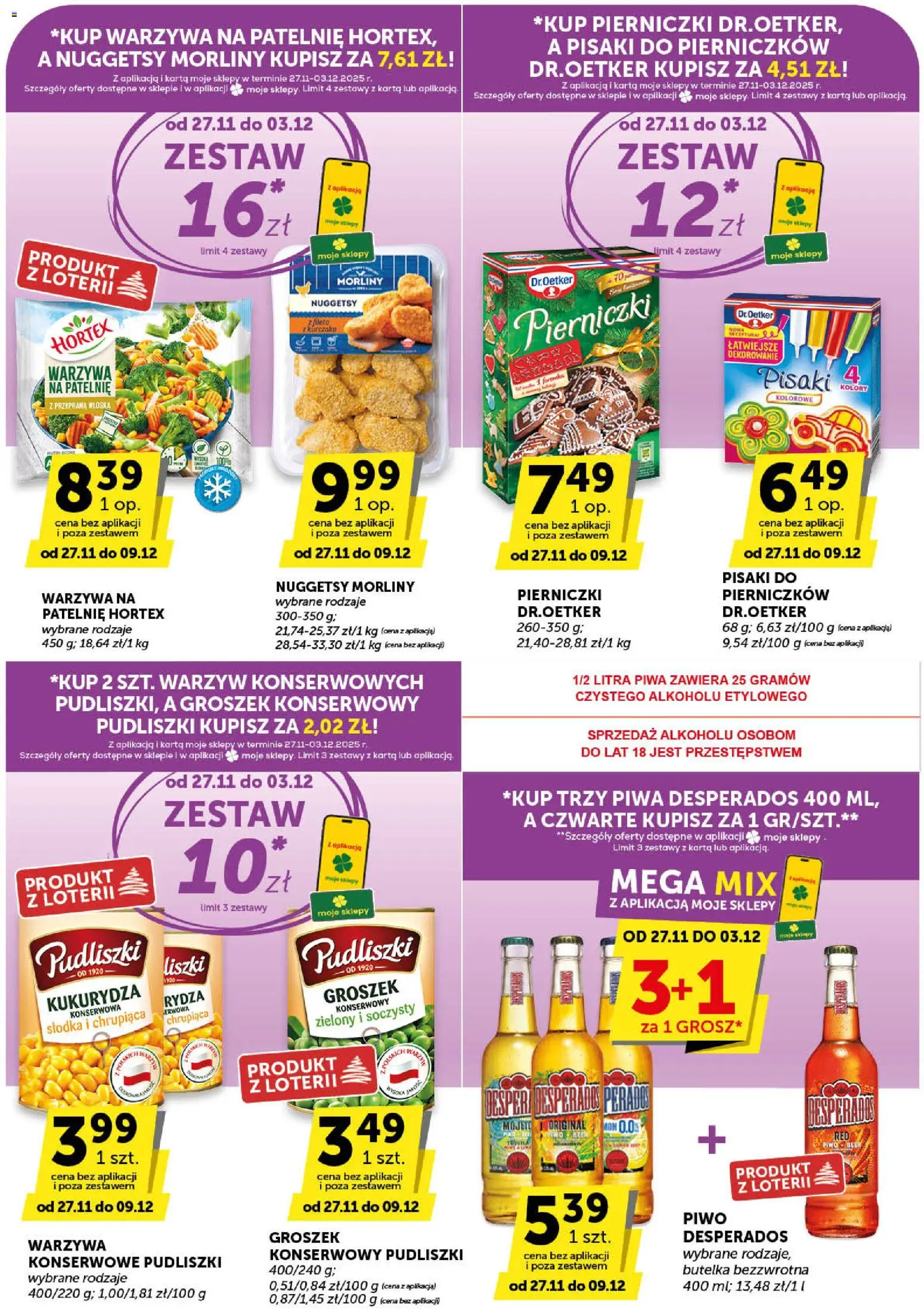 ABC Gazetka - Market od 27.11.2025 | Strona: 19 | Produkty: Groszek, Patelnie, Groszek konserwowy, Warzywa