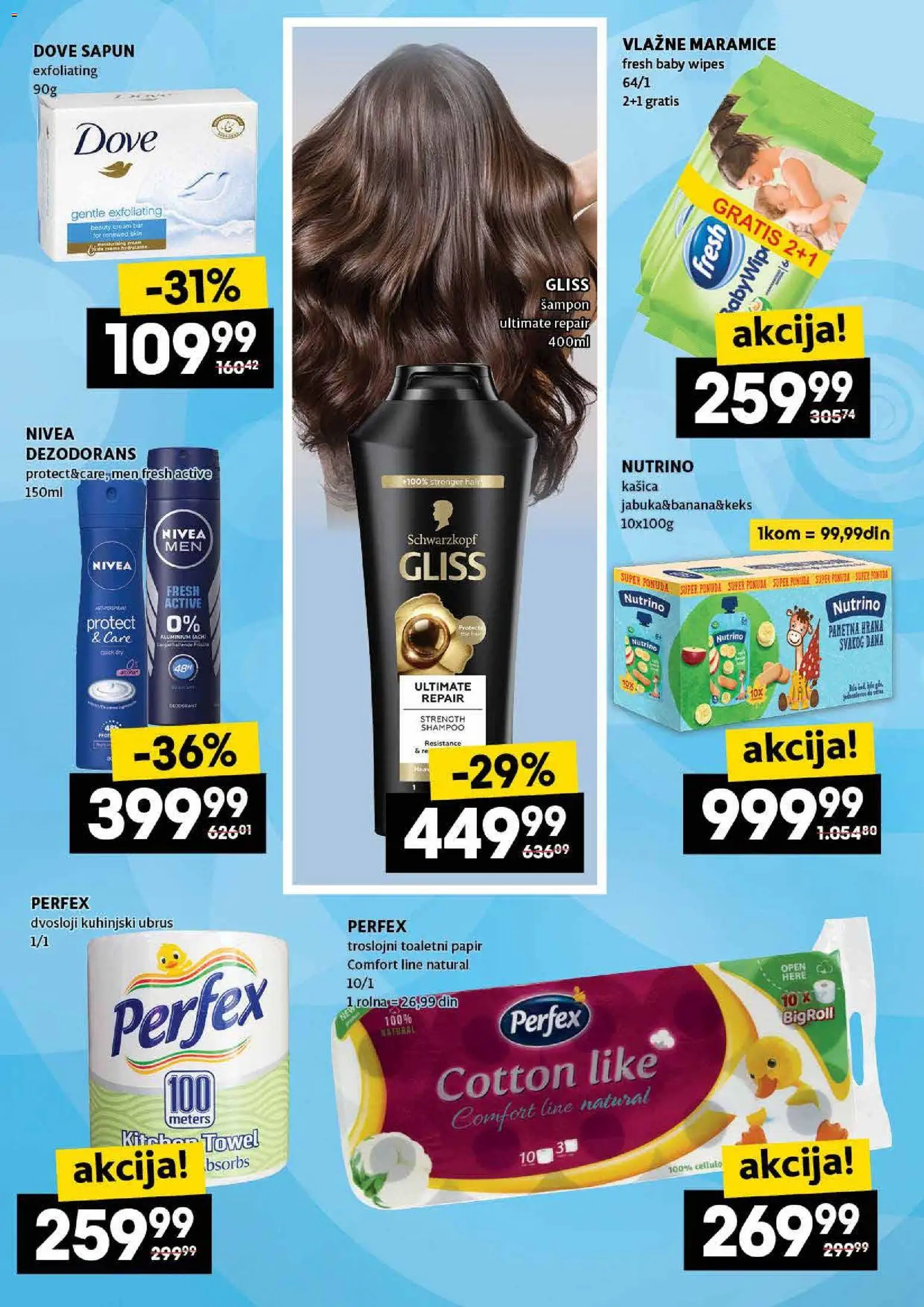Idea katalog - važi od 30.10.2025 | Strana: 28 | Proizvode: Ubrus, Nivea, Šampon, Dove