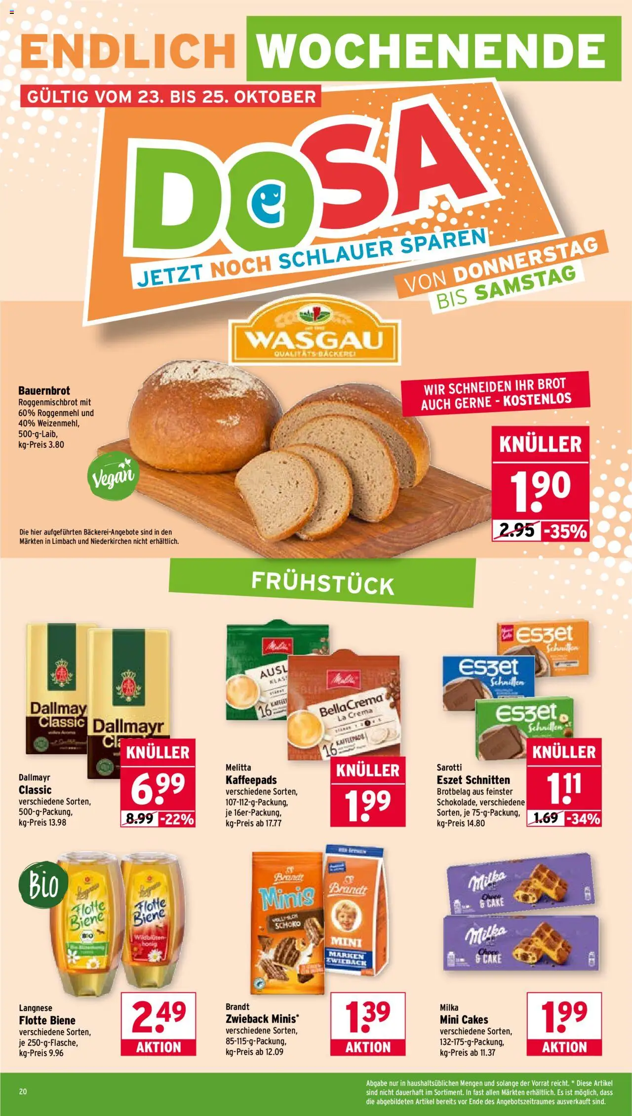 Wasgau Prospekt 	 – gültig ab 20.10.2025 | Seite: 20