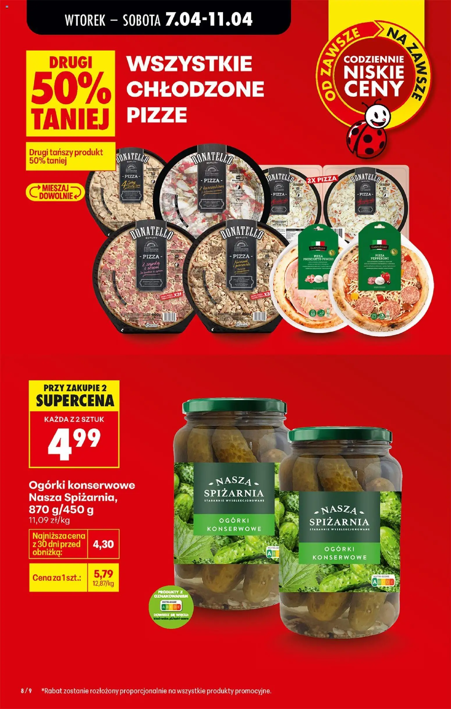 Biedronka Polsko leták od 07.04.2026 | Strana: 10 | Produkty: Pizza, Prosciutto