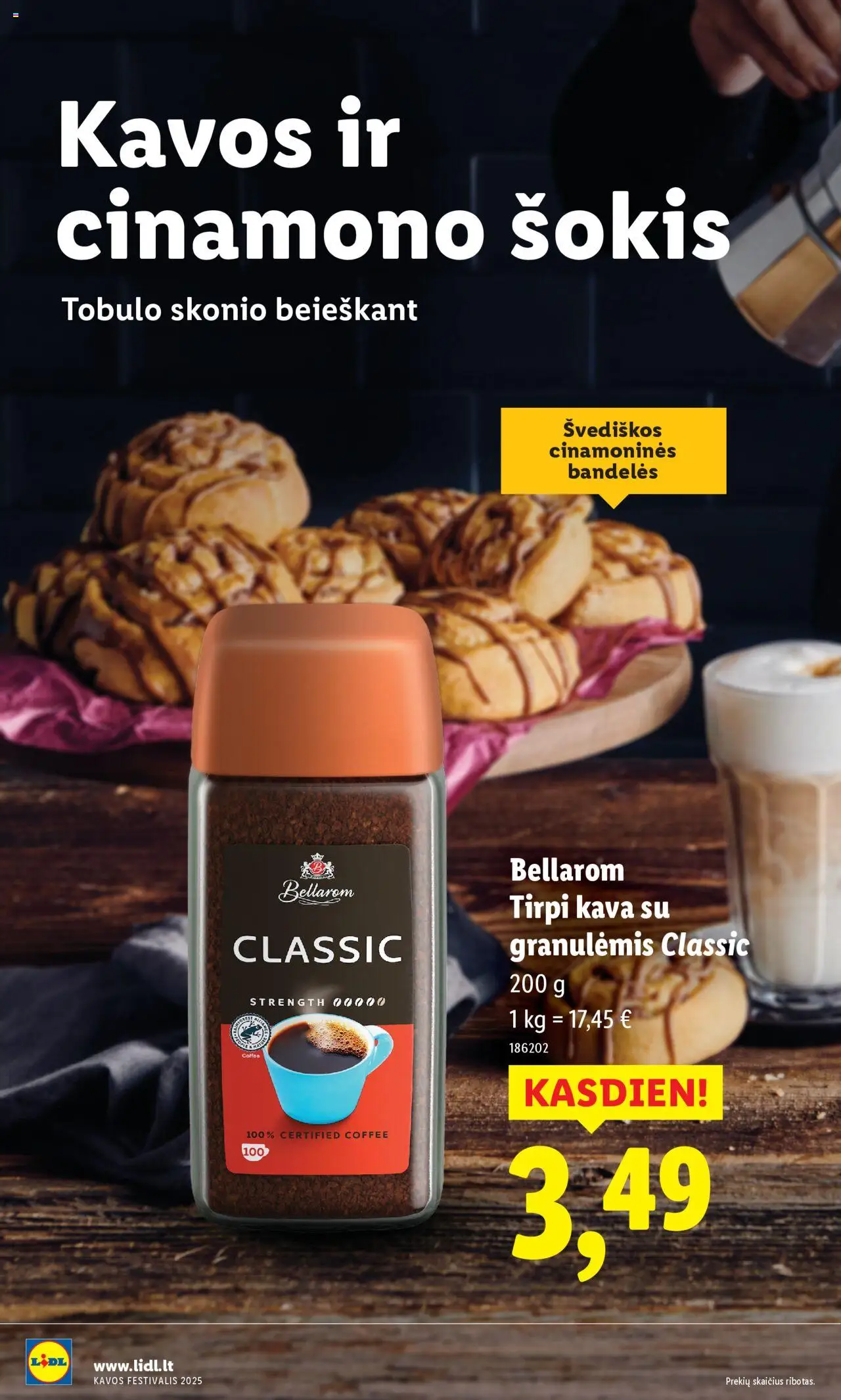 LIDL akcijos nuo 08.09.2025 | Puslapis: 16 | Prekių: Bandelės, Kava
