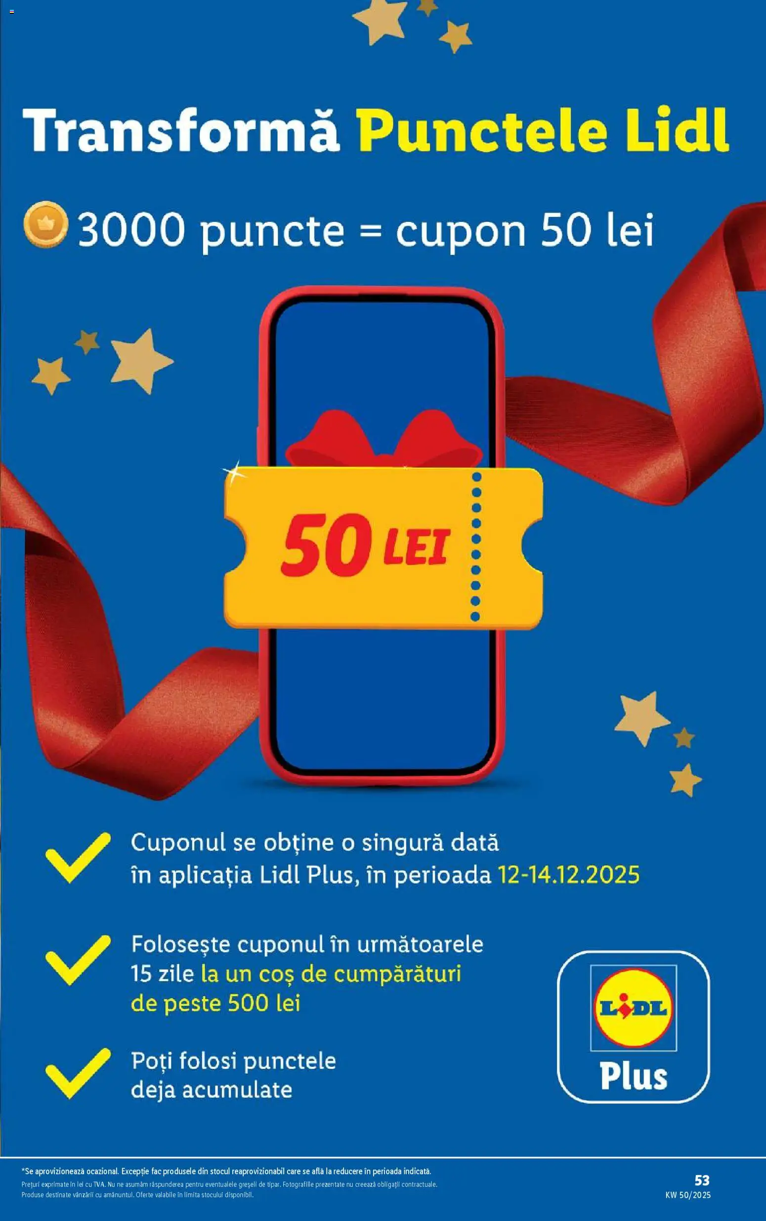 Noul catalog Lidl – valabil de la 08.12.2025 | Pagină: 53 | Produse: Coș, Pește